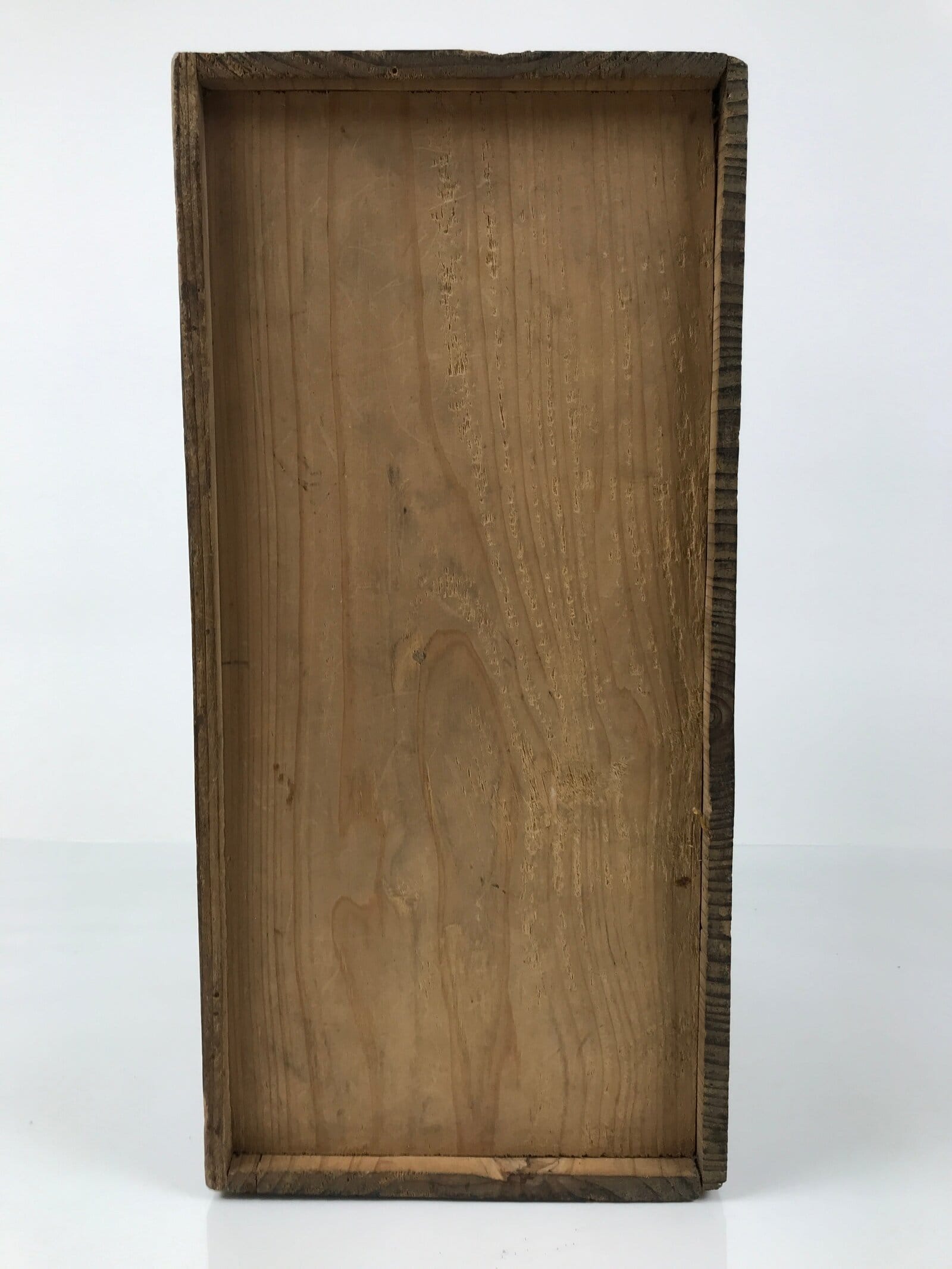 Antique Japanese Buddhist Altar Fitting Wooden Kuge Offering Stand 2pc Box BA817