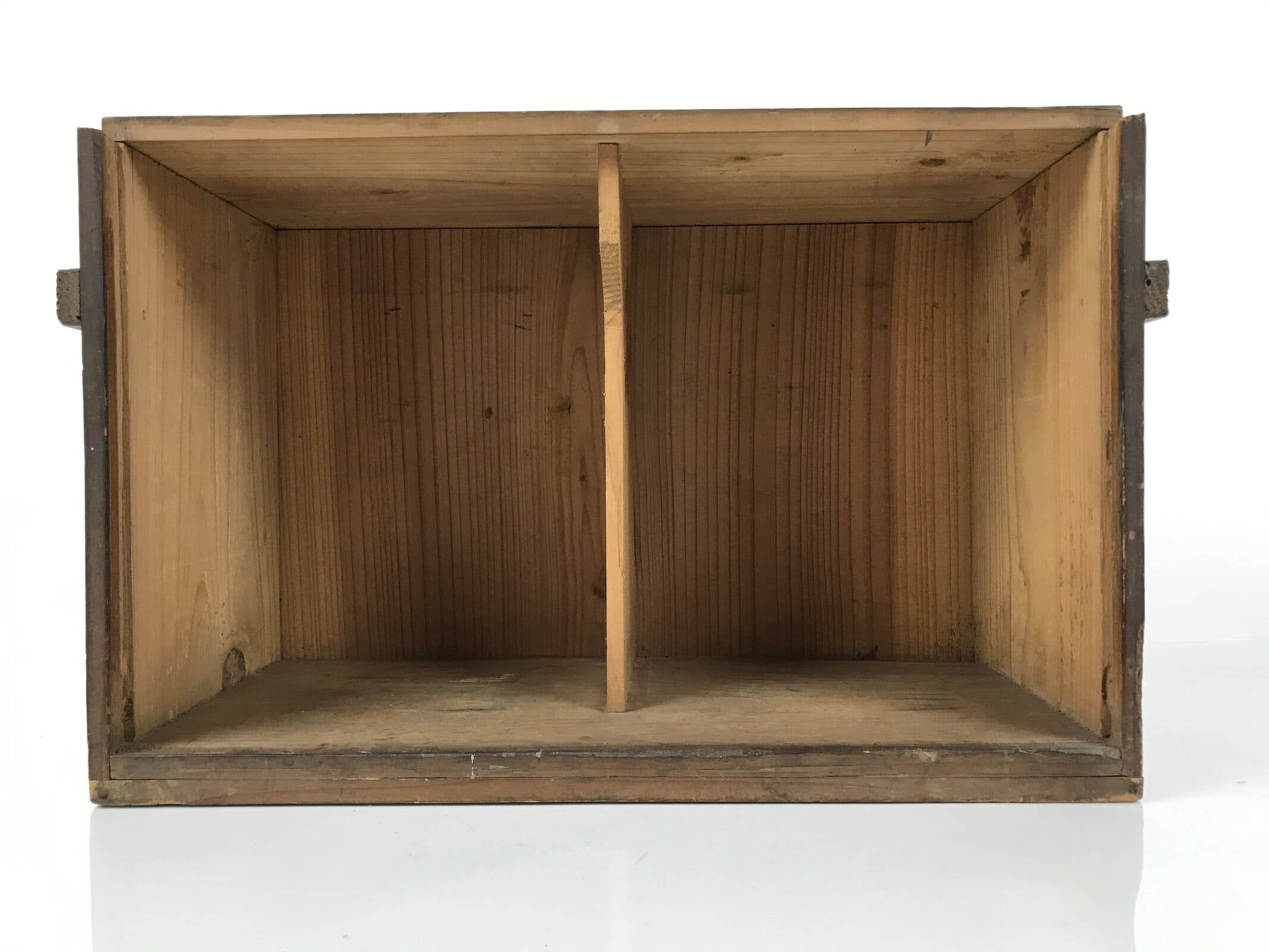 Antique Japanese Buddhist Altar Fitting Wooden Kuge Offering Stand 2pc Box BA817