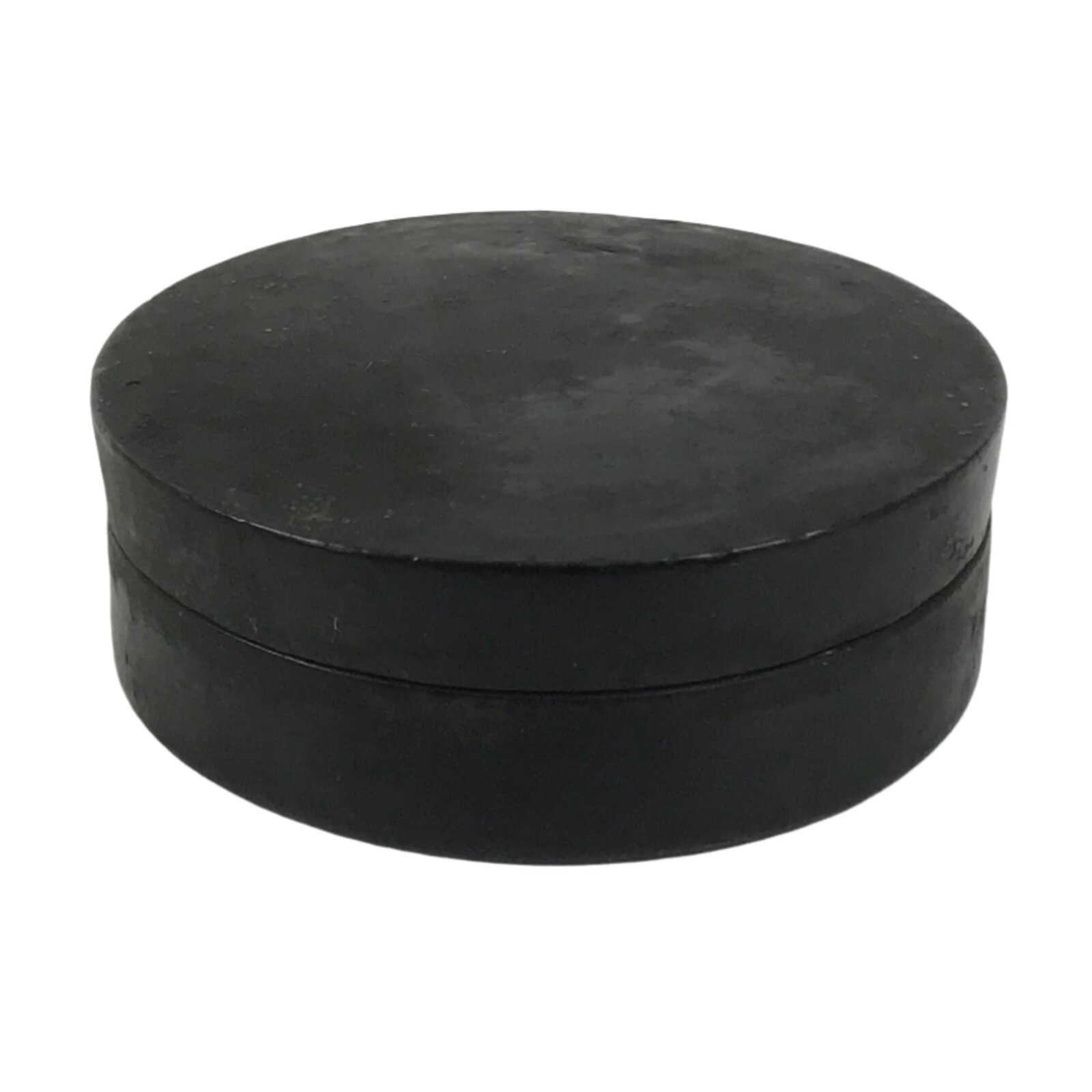 Antique Japanese Buddhist Altar Lacquer Wood Incense Container Kogo Black BA640