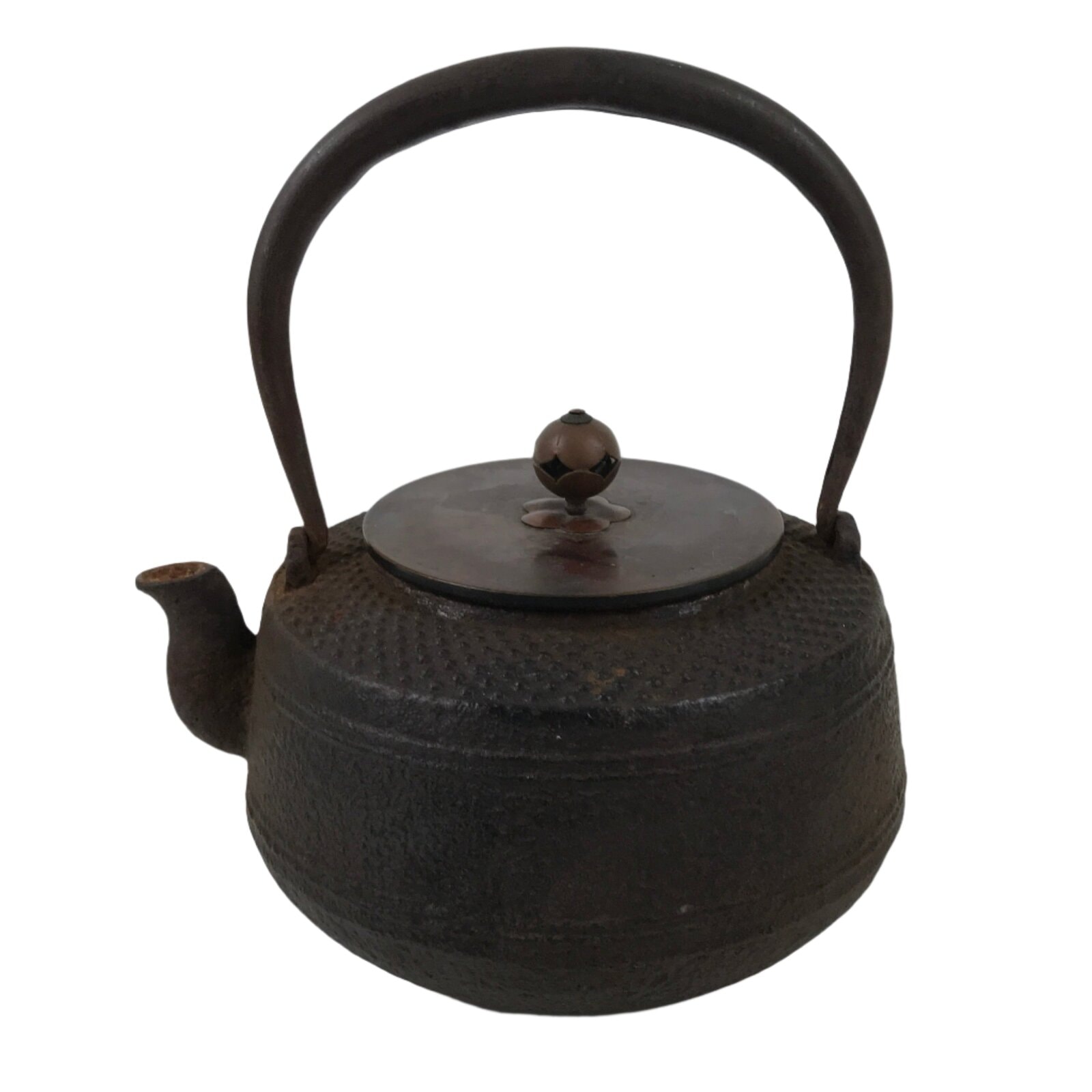 Antique Japanese Cast Iron Tetsubin Kettle Teapot Tea Ceremony Nanbu Tekki T121