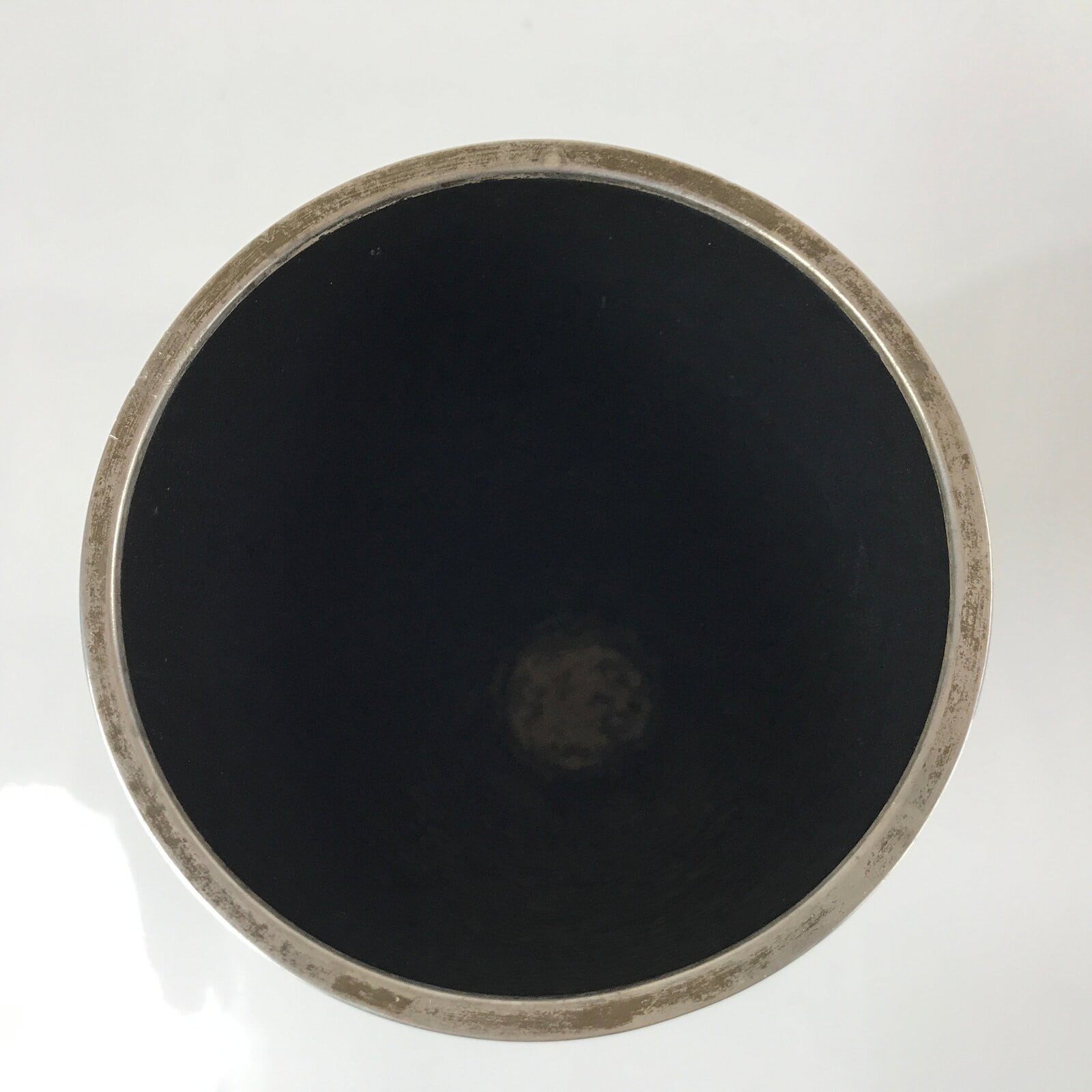 Antique Japanese Cloisonné Enamel Flower Vase Kabin Shippo Yusen Green FK95