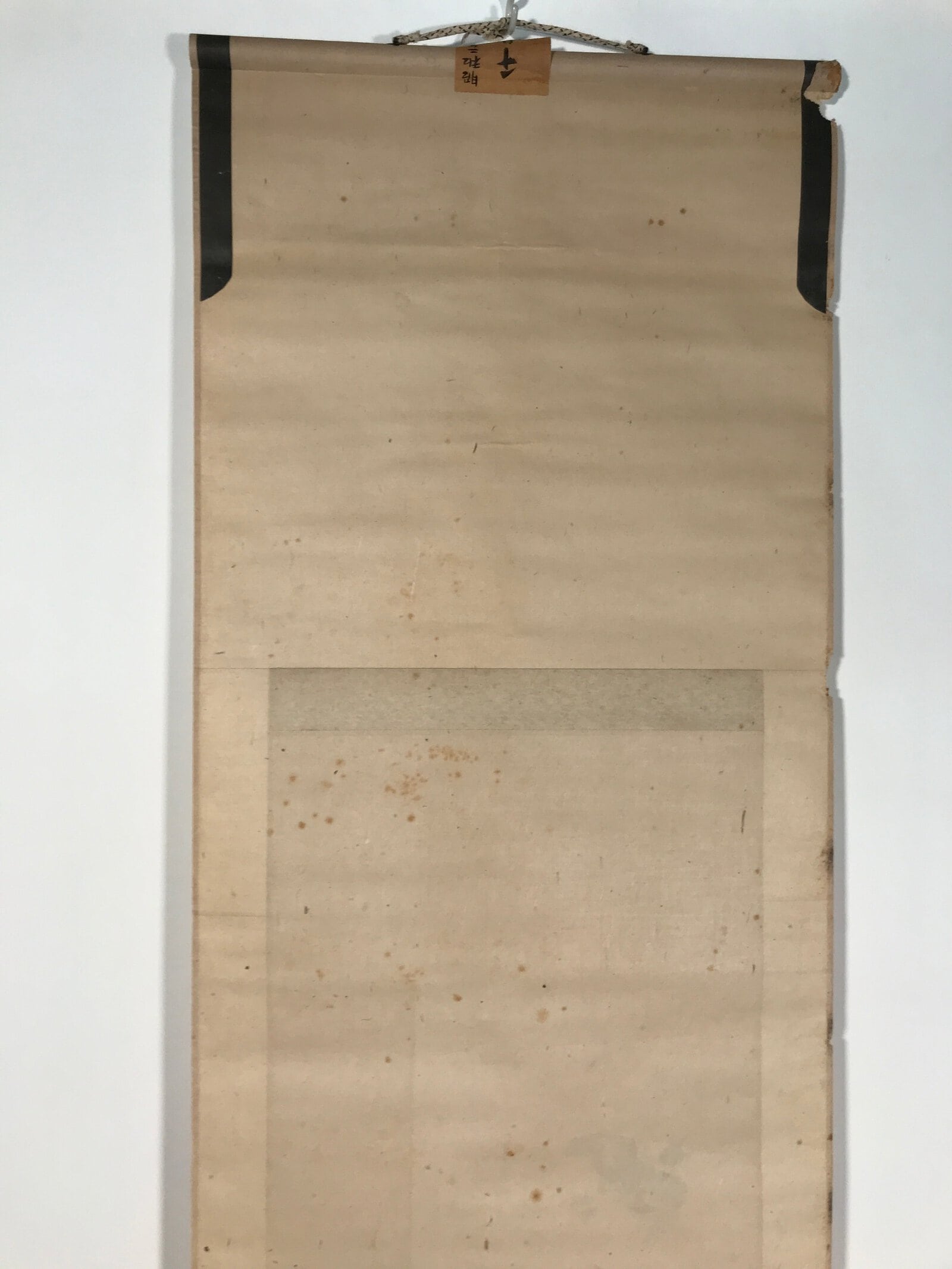 Antique Japanese Hanging Scroll Kakejiku Flying Bird Plover Fall Color KJ190