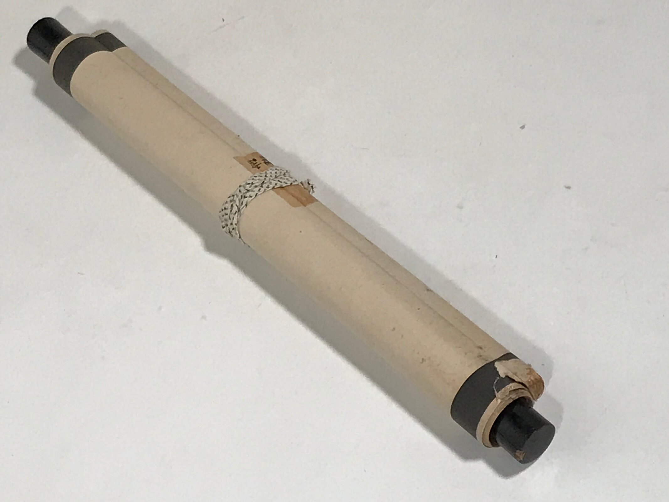 Antique Japanese Hanging Scroll Kakejiku Flying Bird Plover Fall Color KJ190