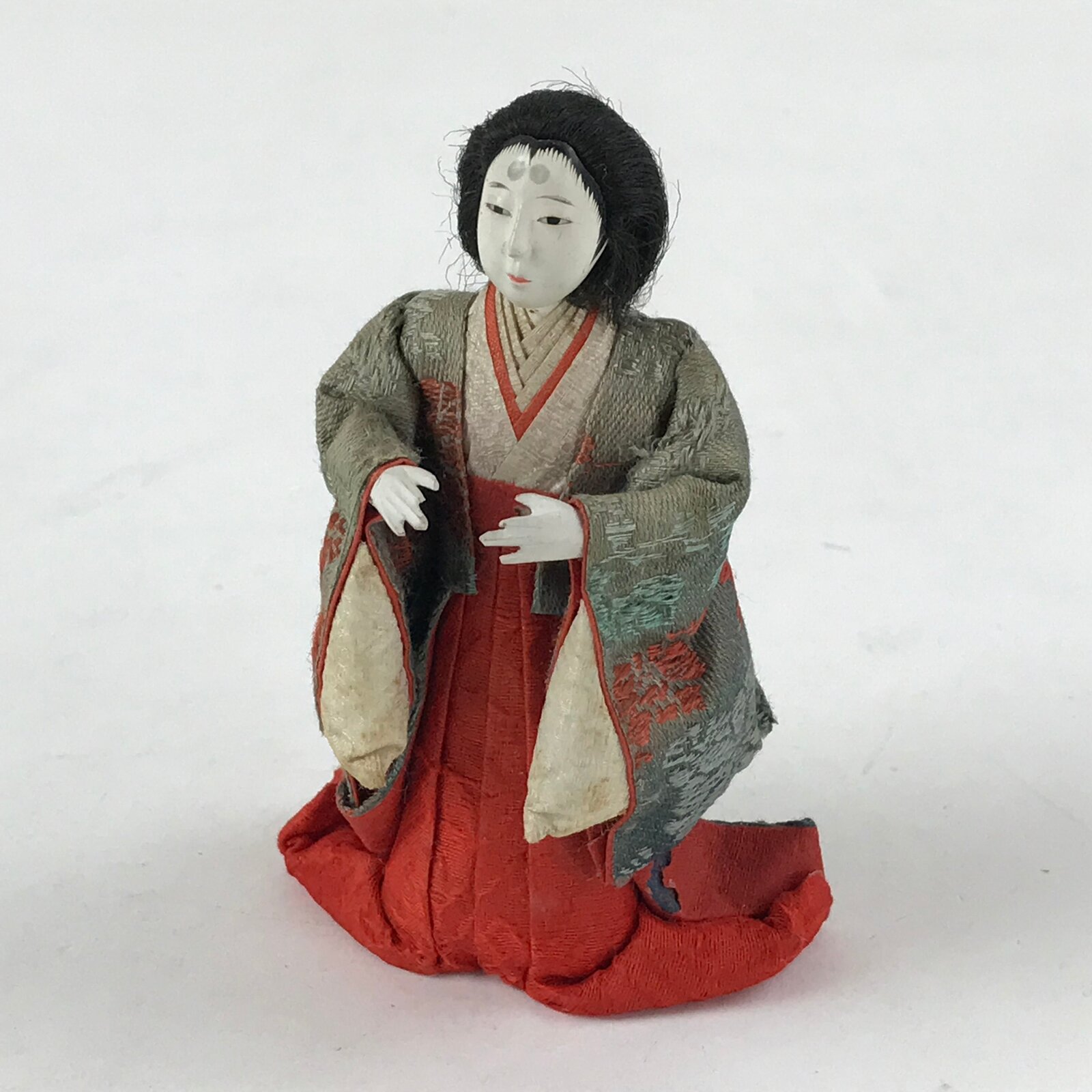 Antique Japanese Hina Doll Ningyo Girl's Day Court Lady C1900 Matsuri ID533