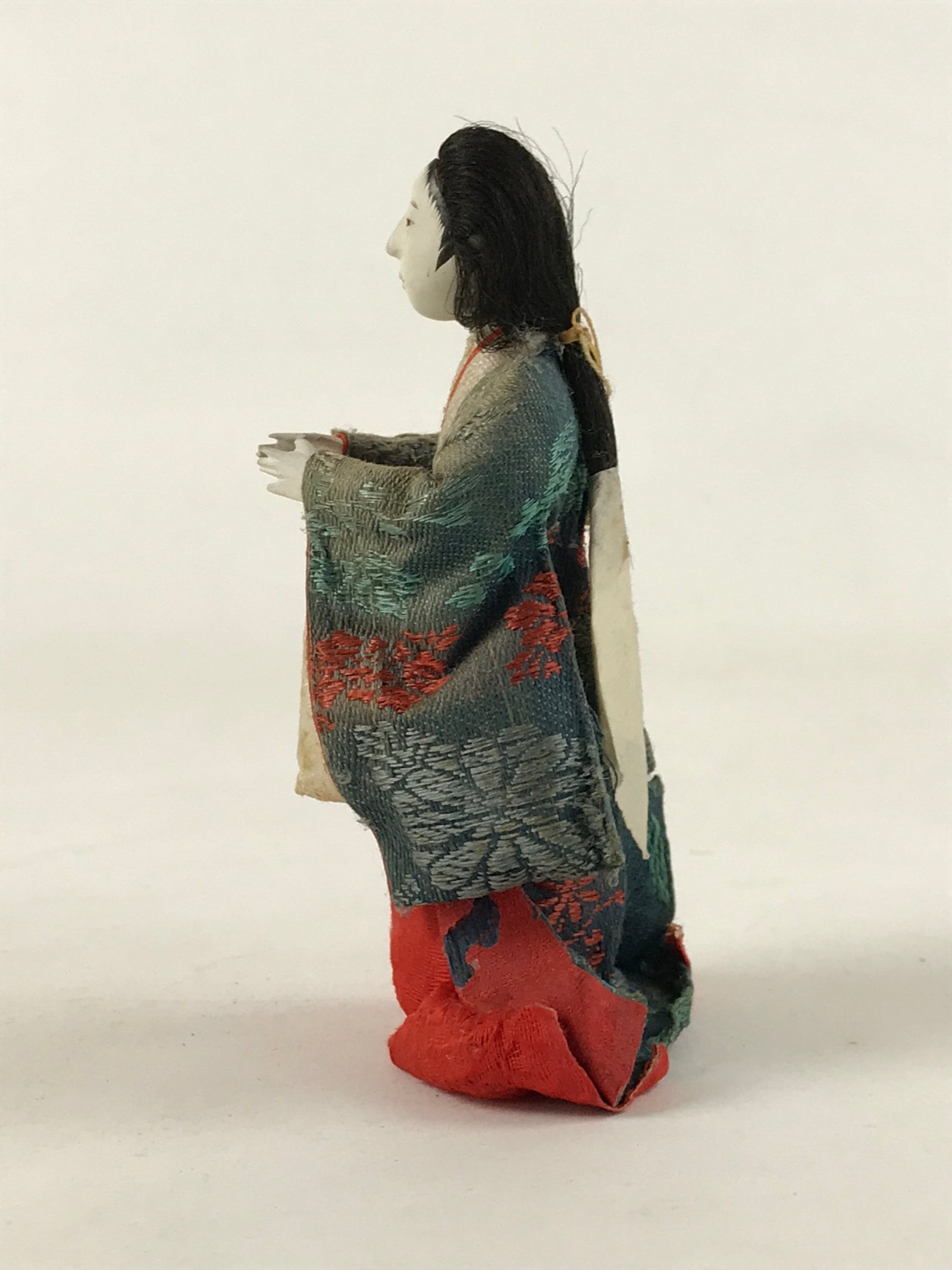 Antique Japanese Hina Doll Ningyo Girl's Day Court Lady C1900 Matsuri ID533