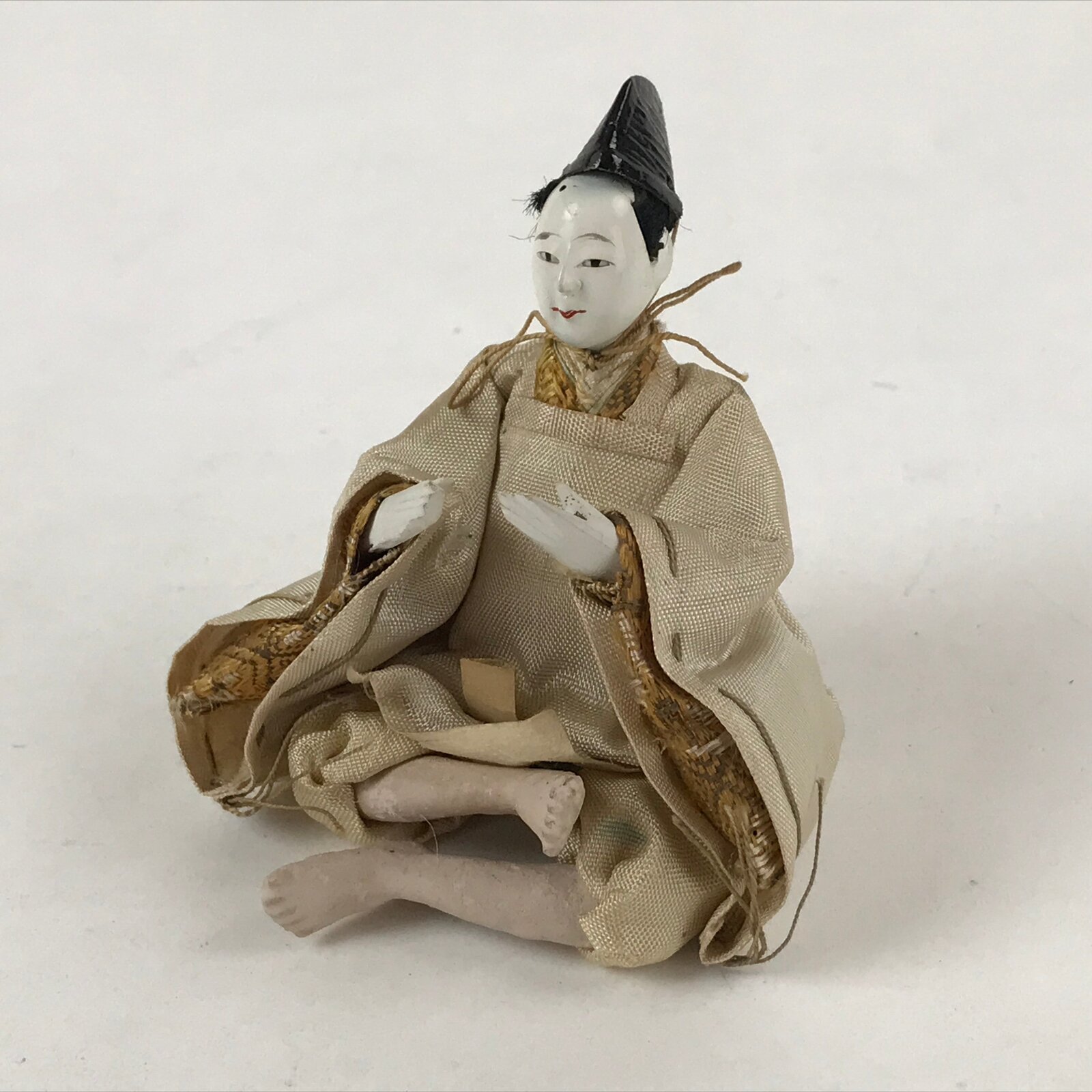 Antique Japanese Hina Doll Nyngo Girl's Day C1900 Servant Shicho Matsuri ID535