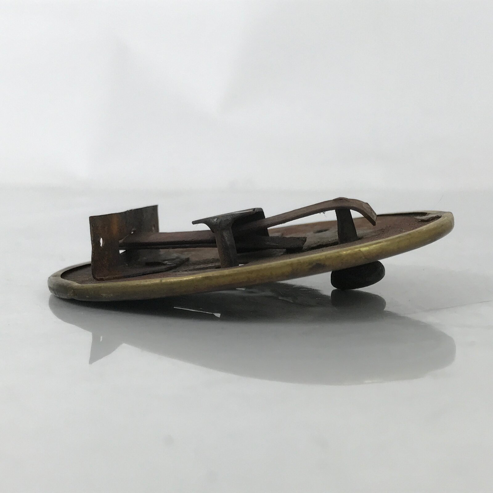 Antique Japanese Iron Metal Tansu Chest Drawer Lock Furniture Hardware JK833