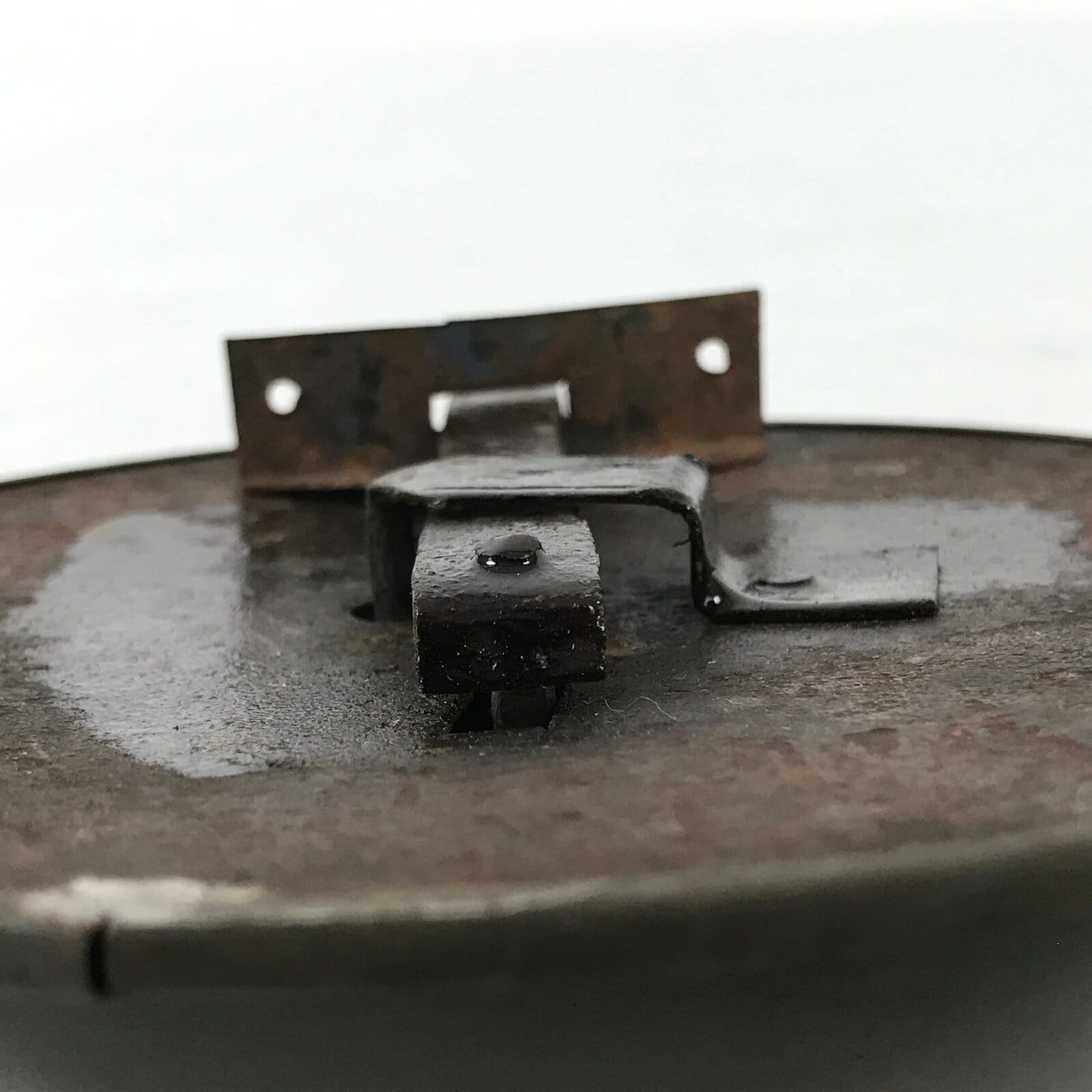 Antique Japanese Iron Metal Tansu Chest Drawer Lock Furniture Hardware JK839