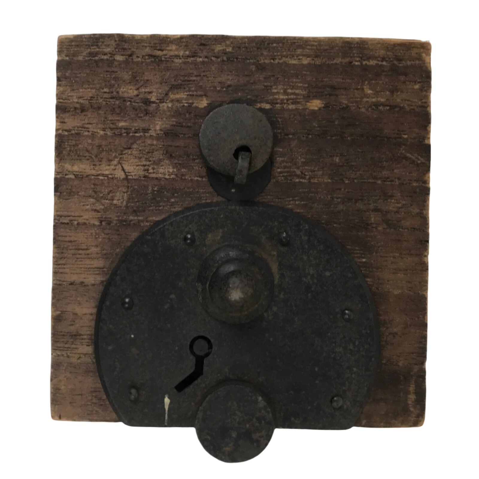 Antique Japanese Iron Metal Tansu Chest Drawer Lock Furniture Hardware JK840