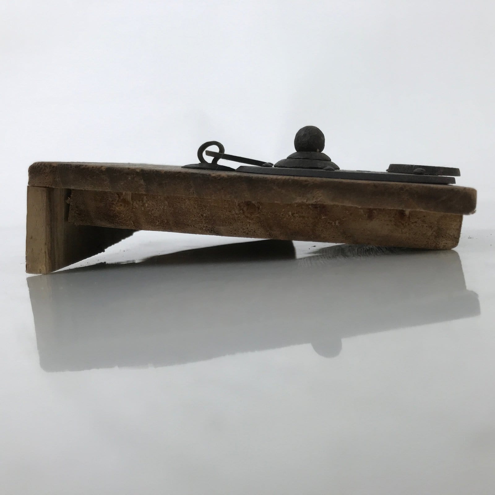 Antique Japanese Iron Metal Tansu Chest Drawer Lock Furniture Hardware JK840