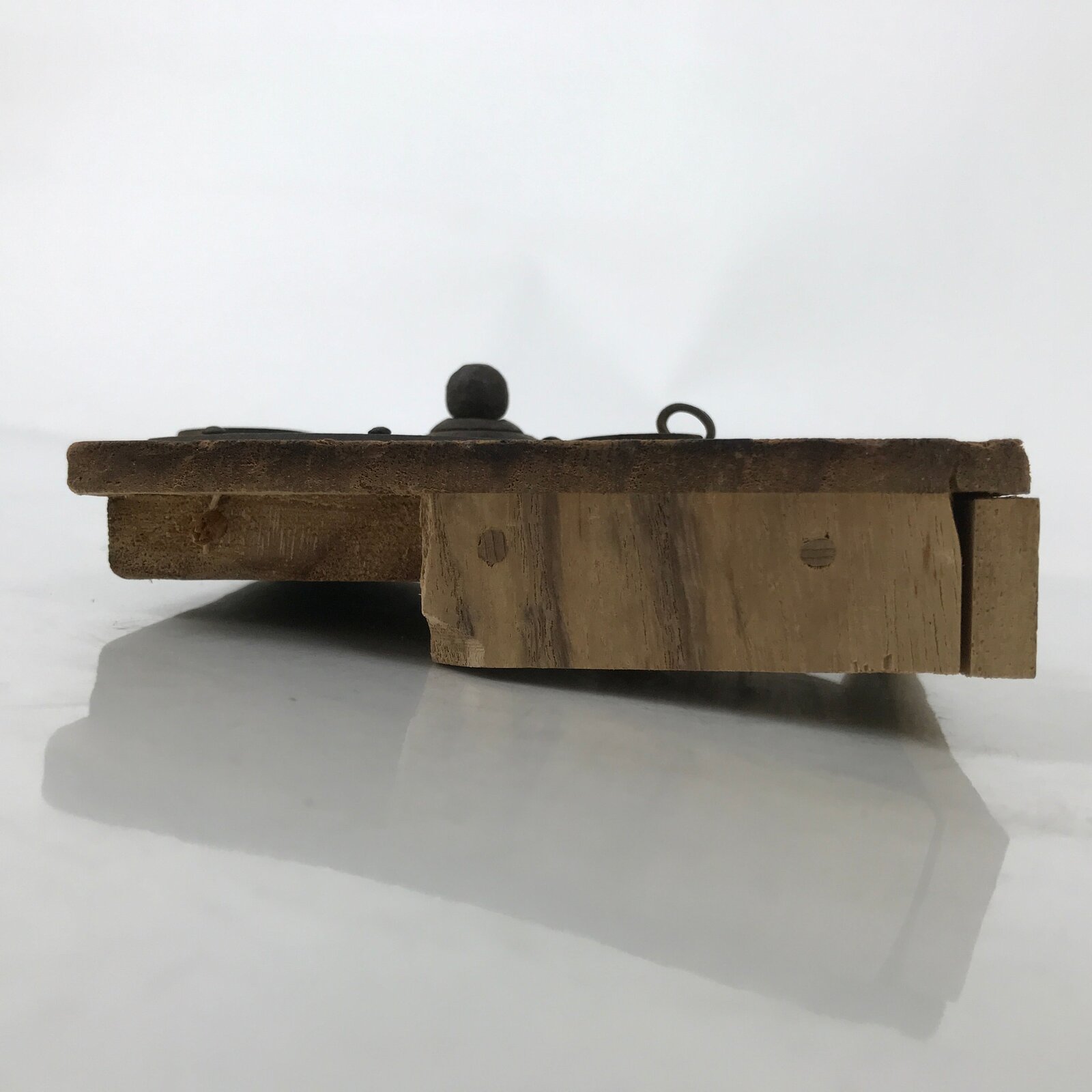 Antique Japanese Iron Metal Tansu Chest Drawer Lock Furniture Hardware JK840