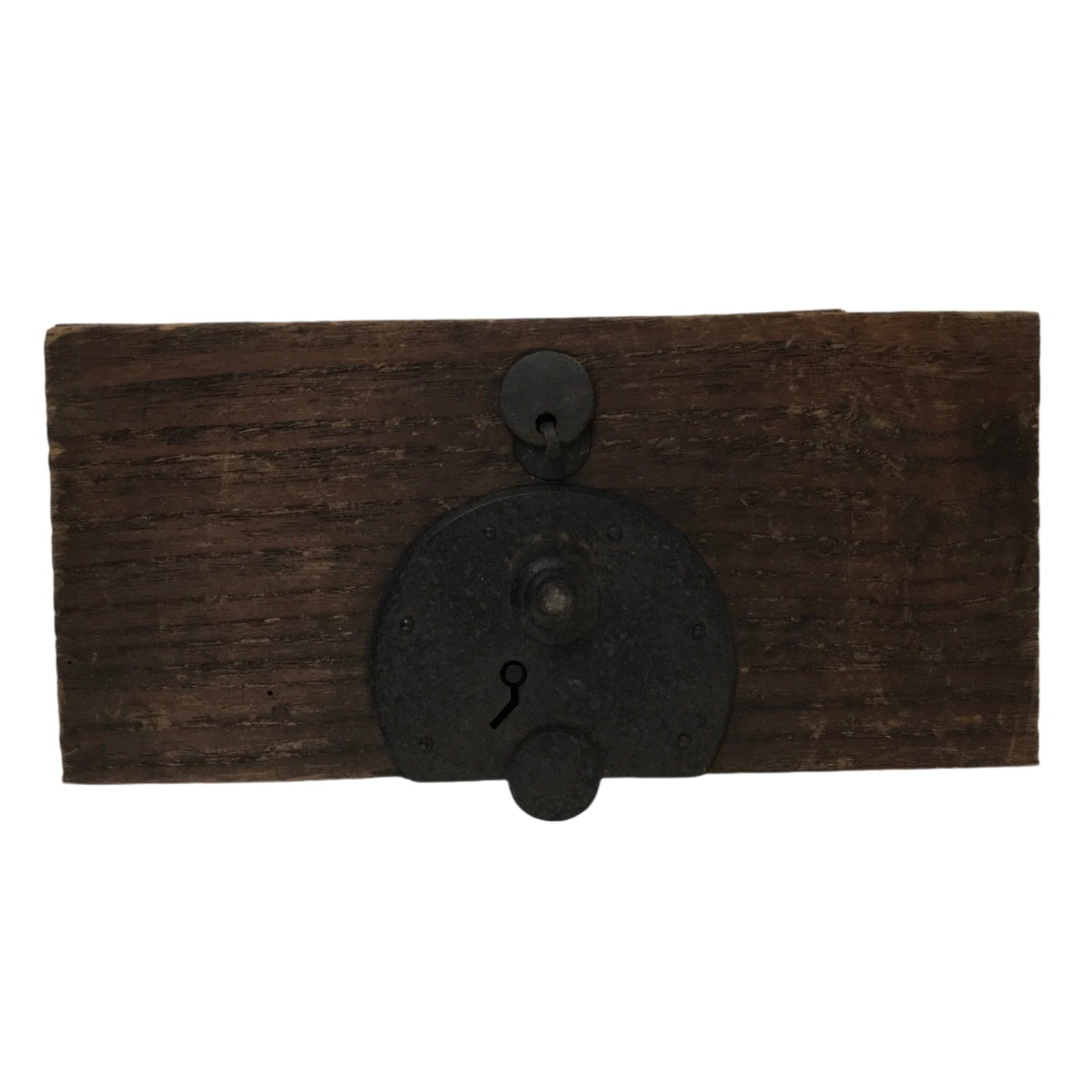 Antique Japanese Iron Metal Tansu Chest Drawer Lock Furniture Hardware JK841