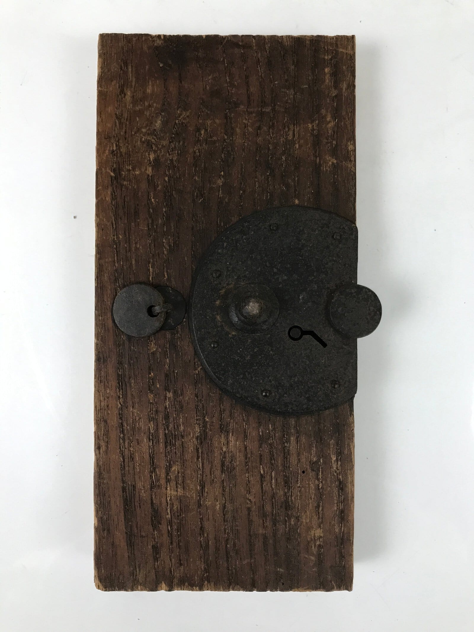 Antique Japanese Iron Metal Tansu Chest Drawer Lock Furniture Hardware JK841