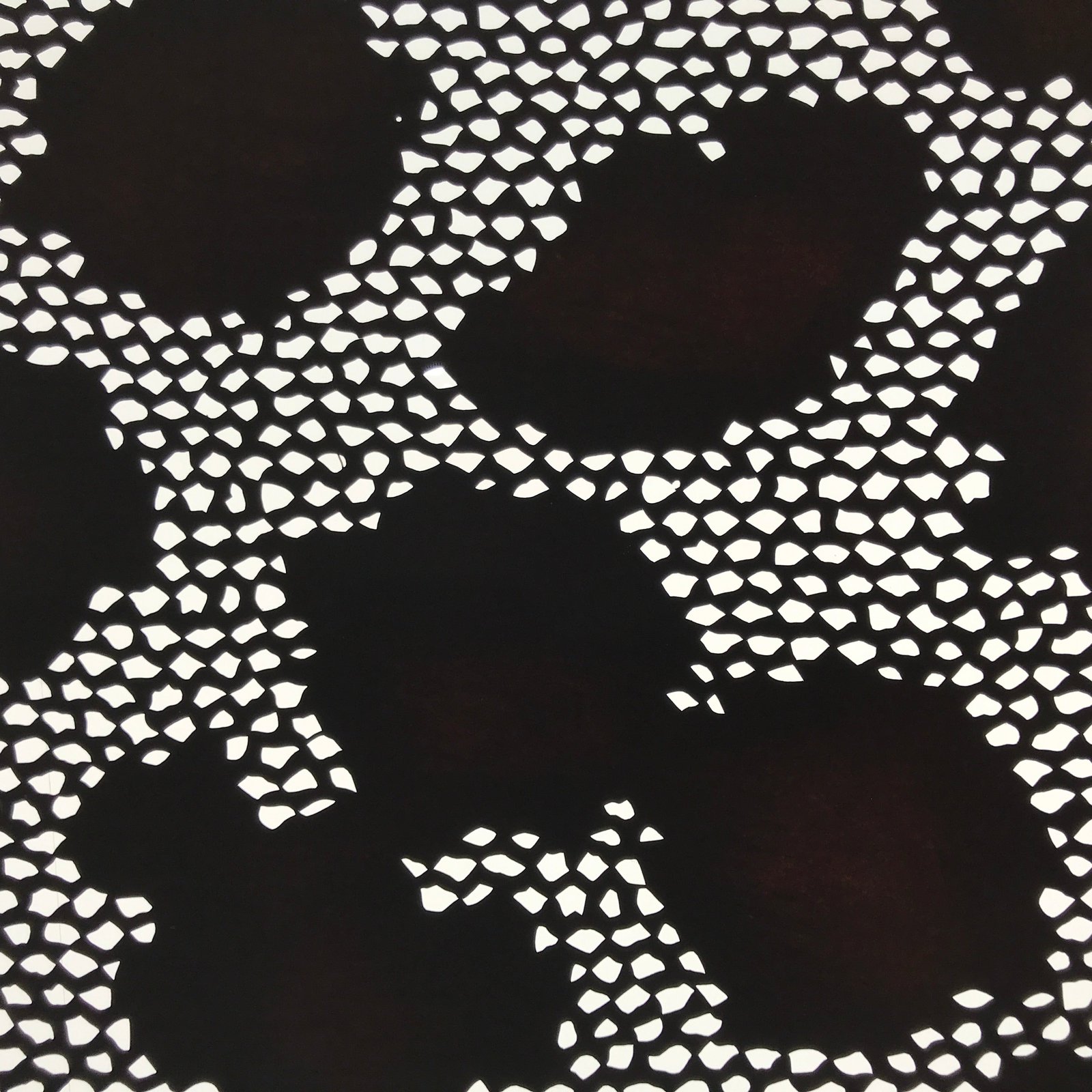 Antique Japanese Ise Katagami Paper Kimono Stencil Geometric Background A702