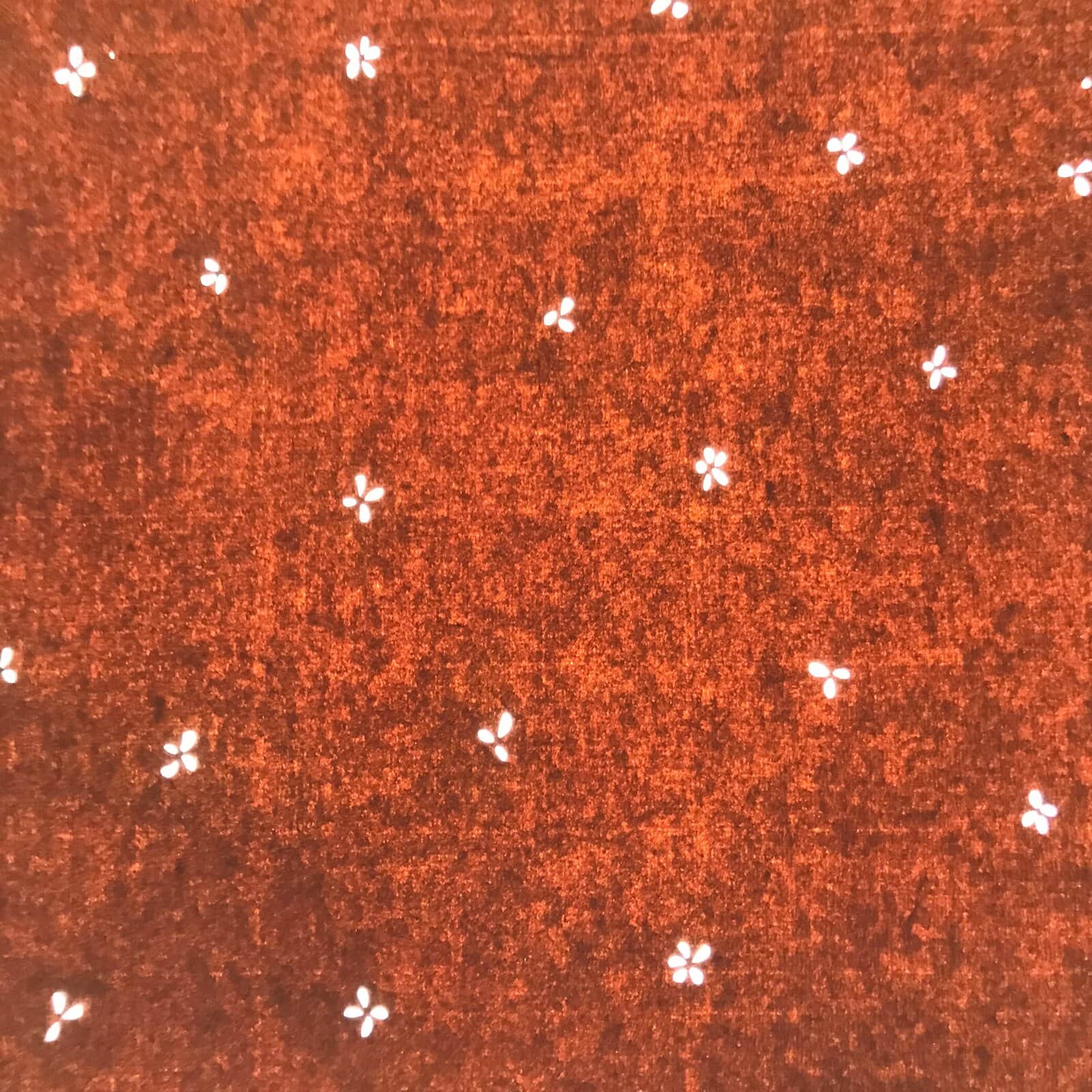 Antique Japanese Katagami Kimono Paper Stencil Katazome Tiny Flower Design 4Y644