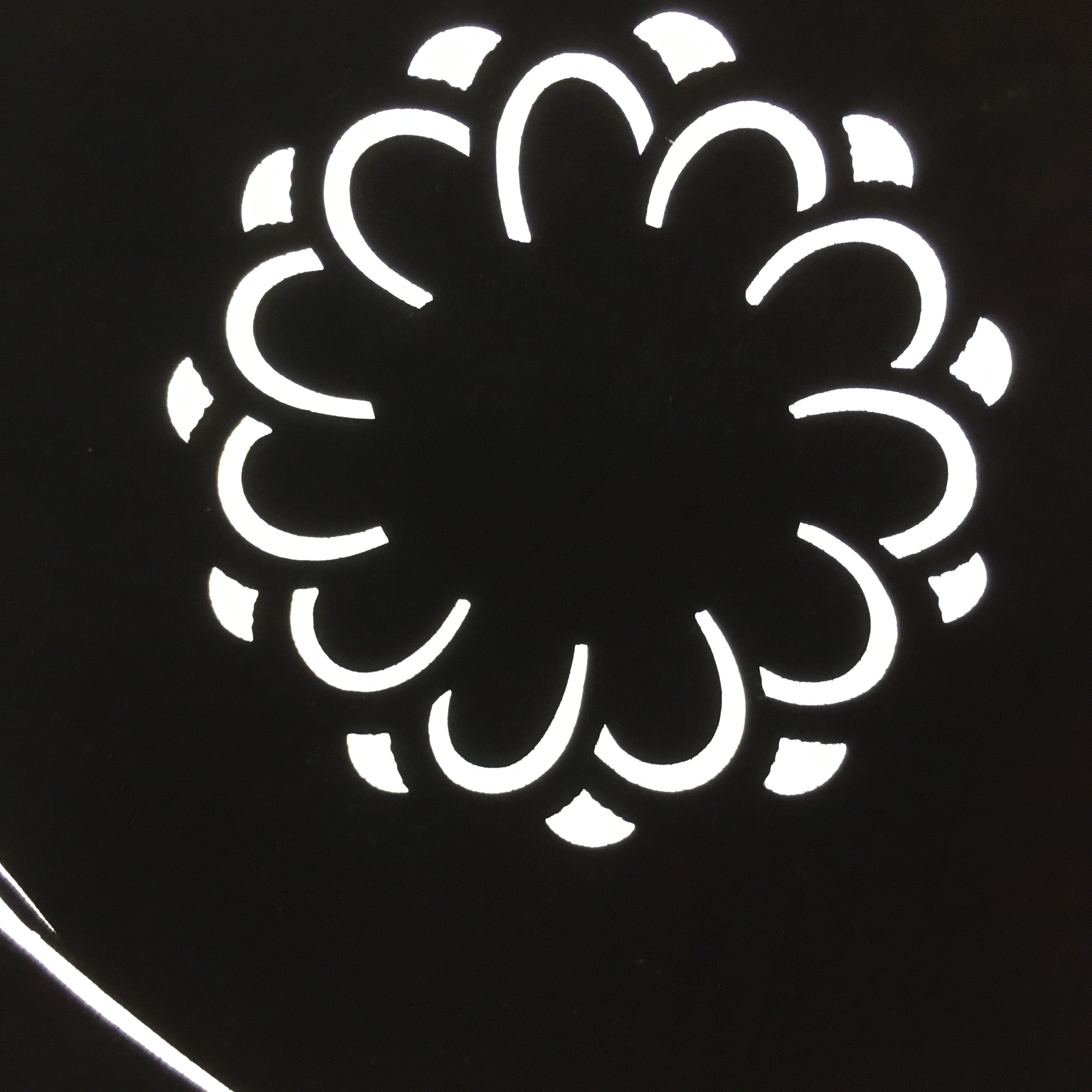 Antique Japanese Katagami Kimono Stencil Katazome Flower Kiku Butterfly C325