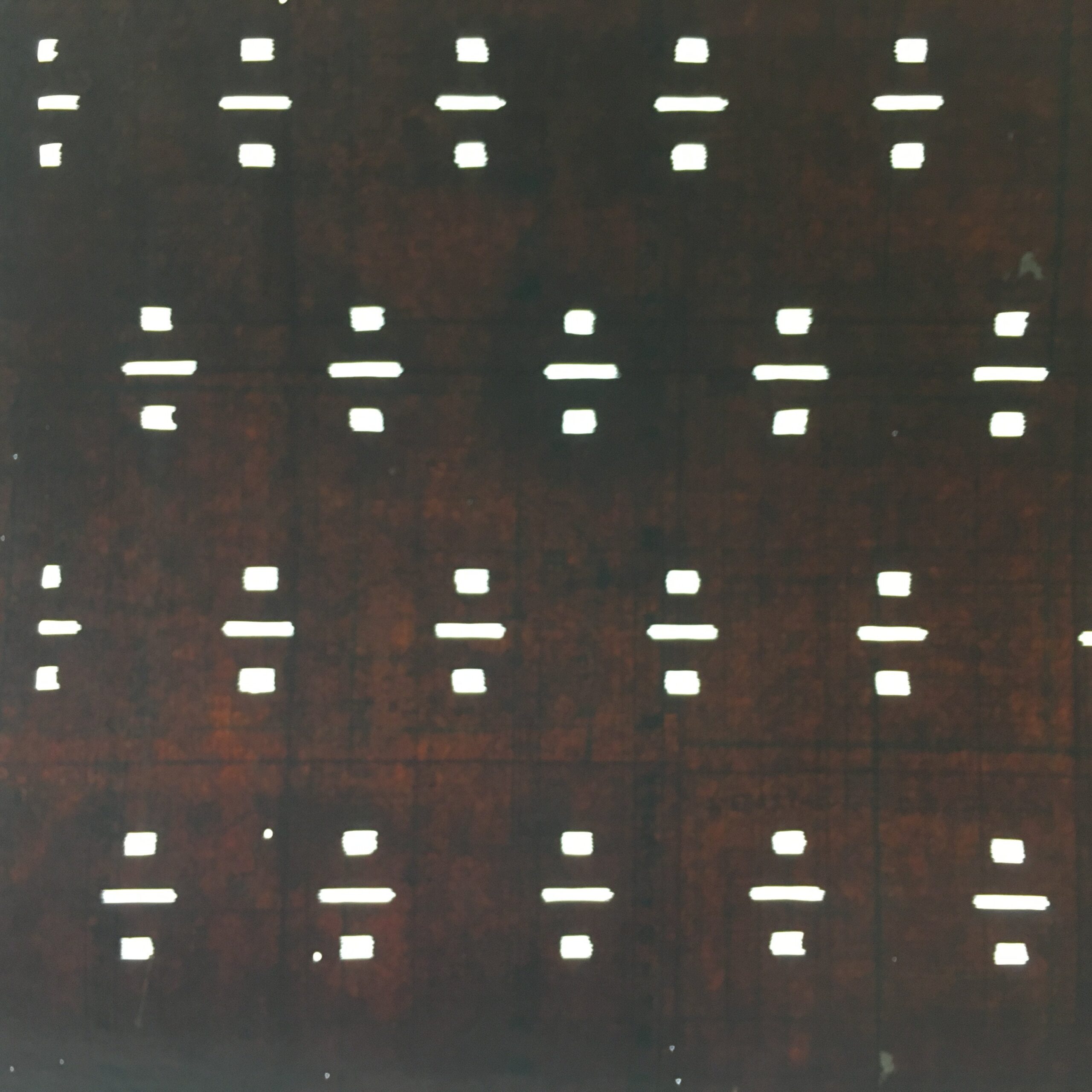 Antique Japanese Katagami Kimono Stencil Katazome Meiji Abstract Design 4Y359