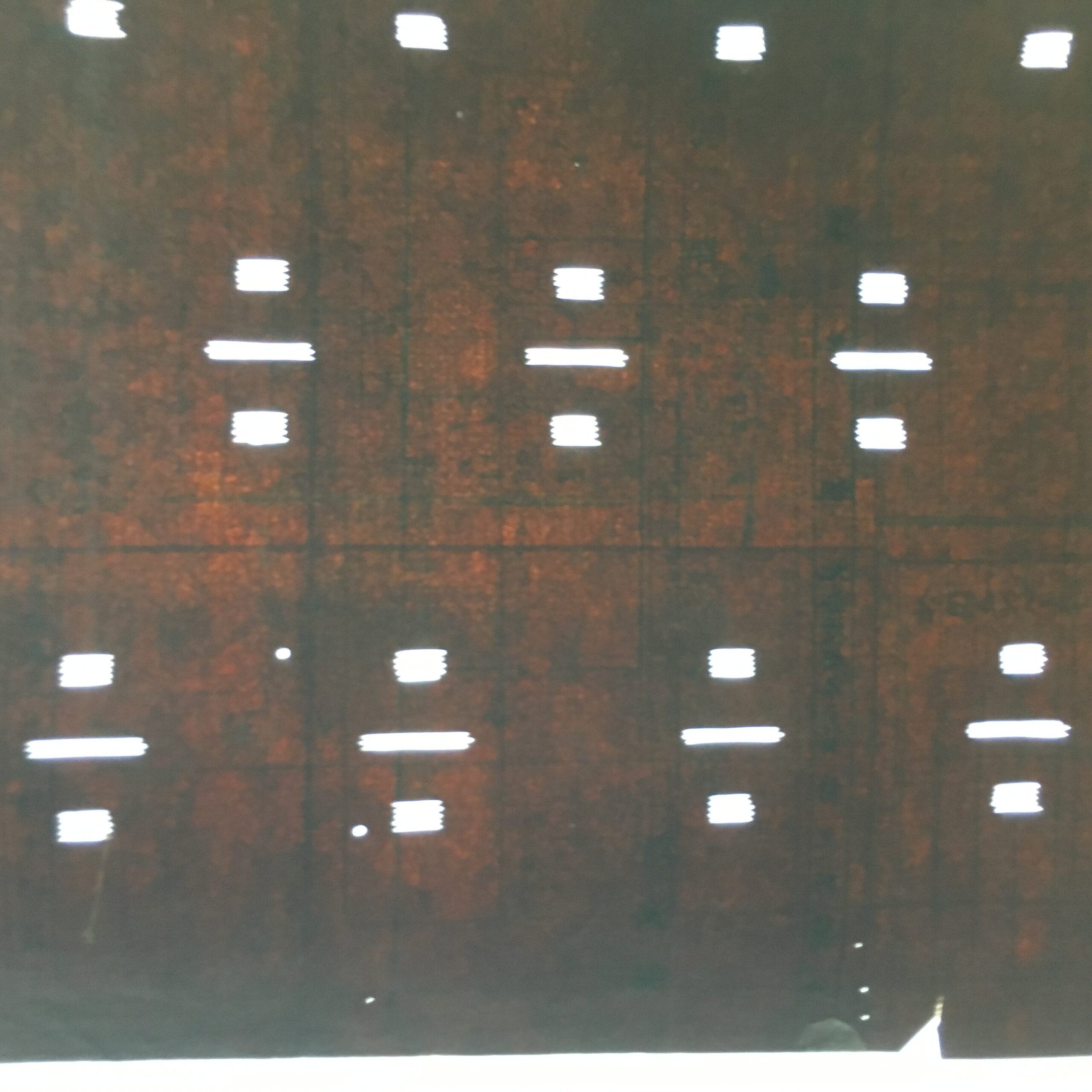 Antique Japanese Katagami Kimono Stencil Katazome Meiji Abstract Design 4Y359