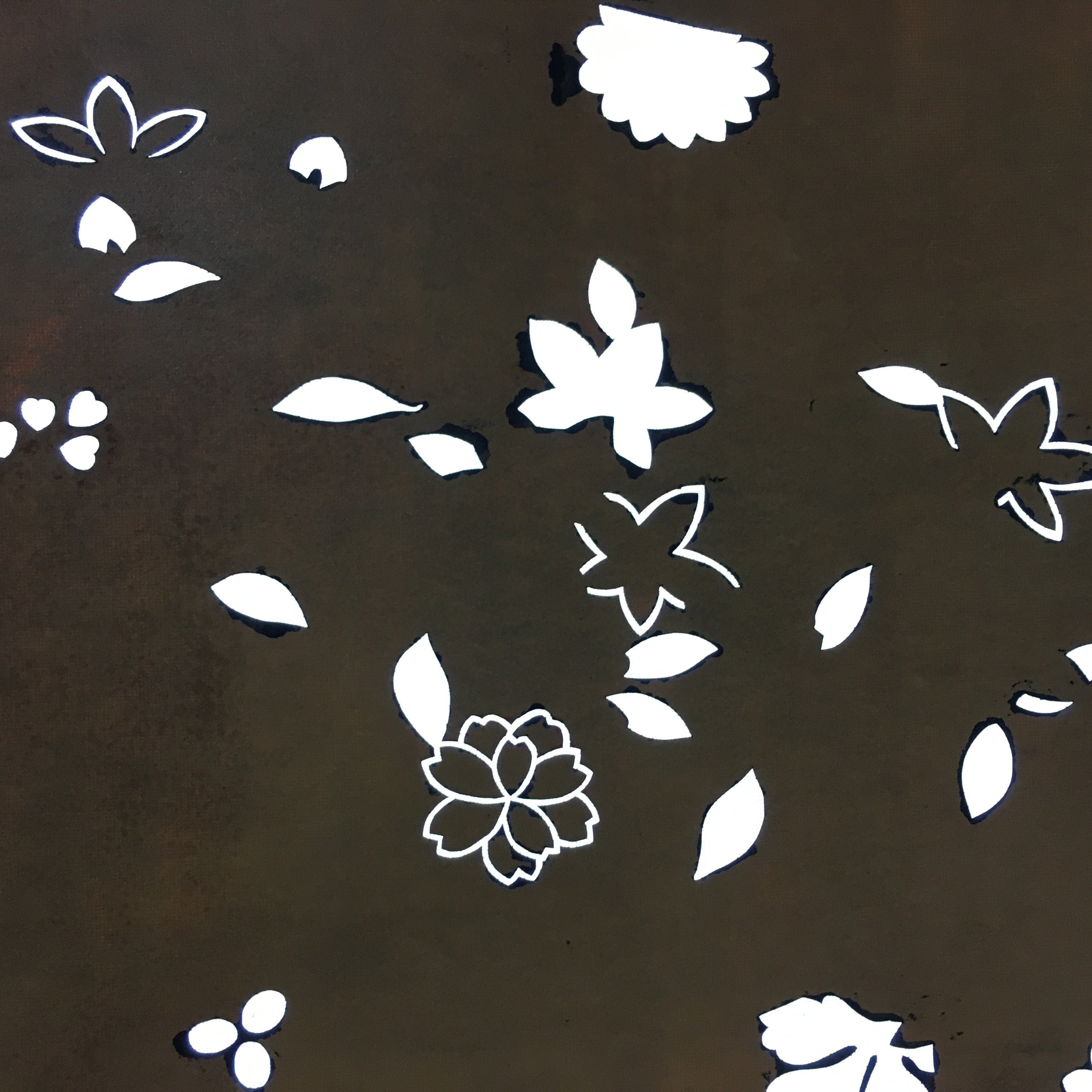 Antique Japanese Katagami Kimono Stencil Katazome Meiji Abstract Design C433