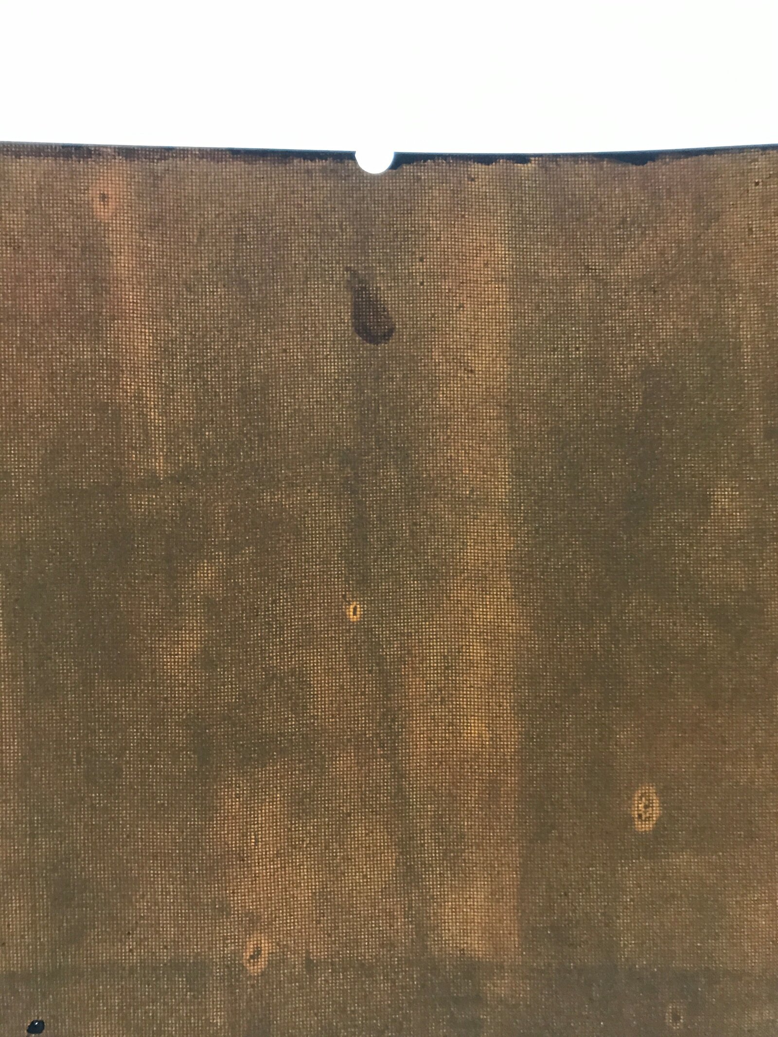 Antique Japanese Katagami Paper Kimono Stencil Katazome Peony Flowers House C962