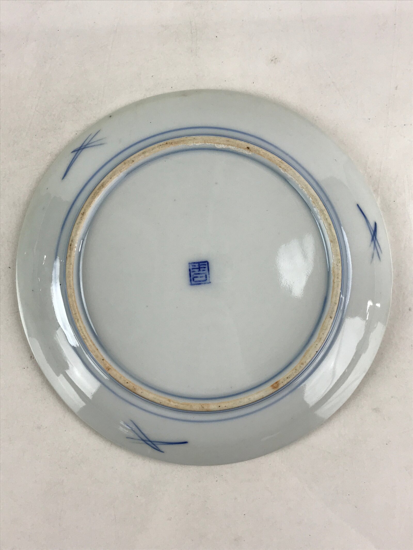 Antique Japanese Koimari Imari Plate Plum Blossom Nightingale Kozara Gold PY377