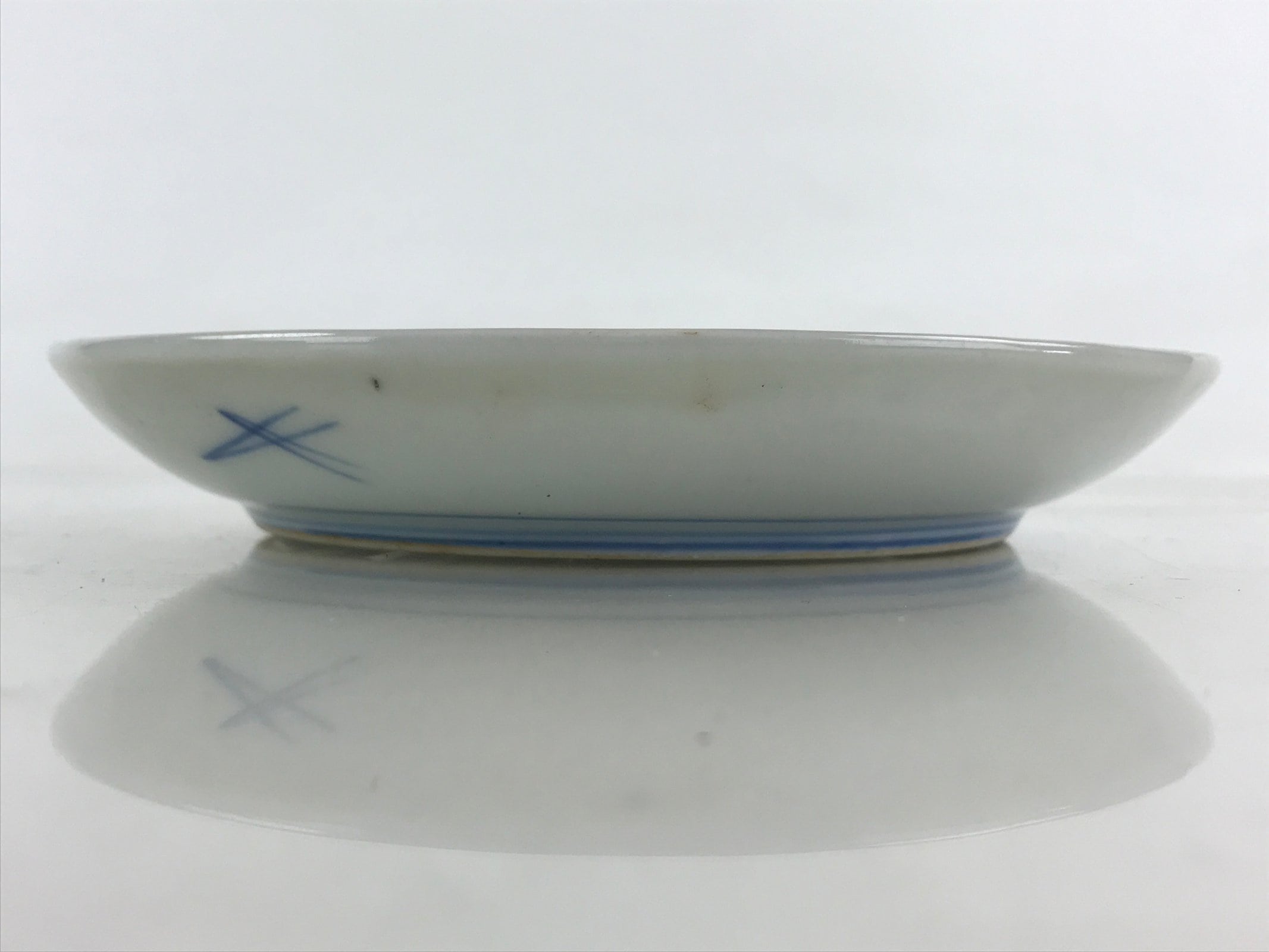 Antique Japanese Koimari Imari Plate Plum Blossom Nightingale Kozara Gold PY377