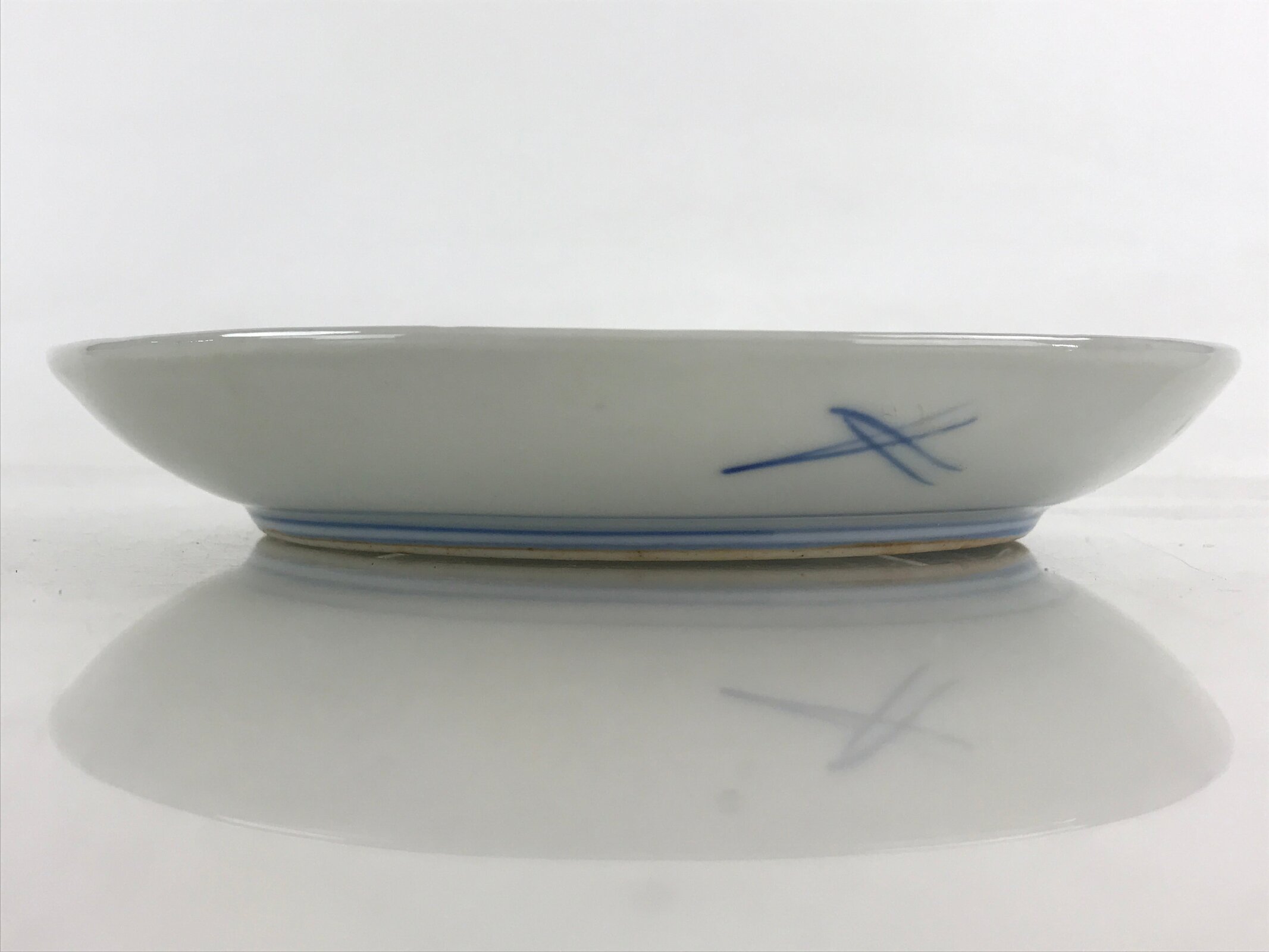 Antique Japanese Koimari Imari Plate Plum Blossom Nightingale Kozara Gold PY377