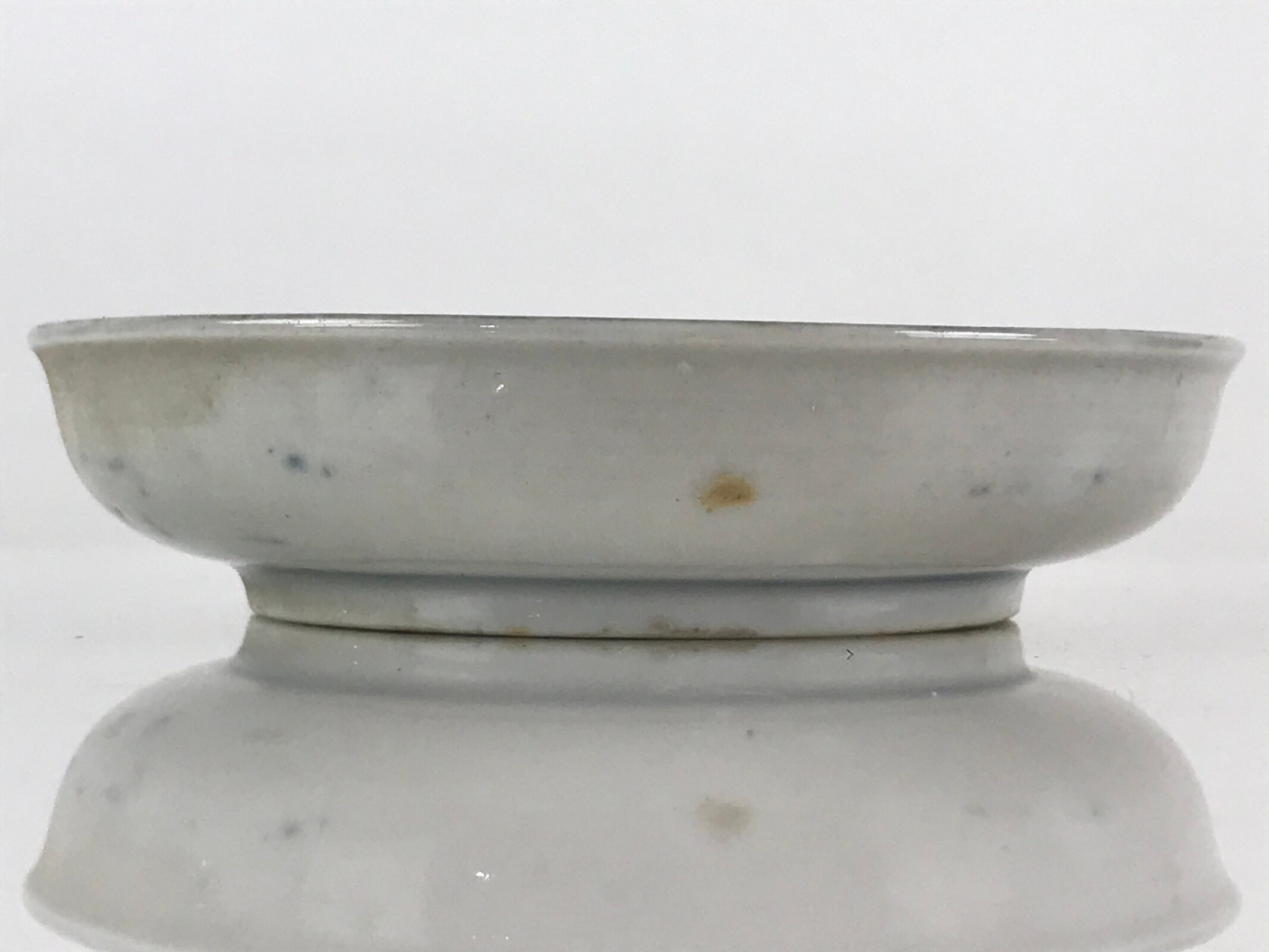 Antique Japanese Koimari Ware Porcelain Small Plate Sometsuke Iris PY167