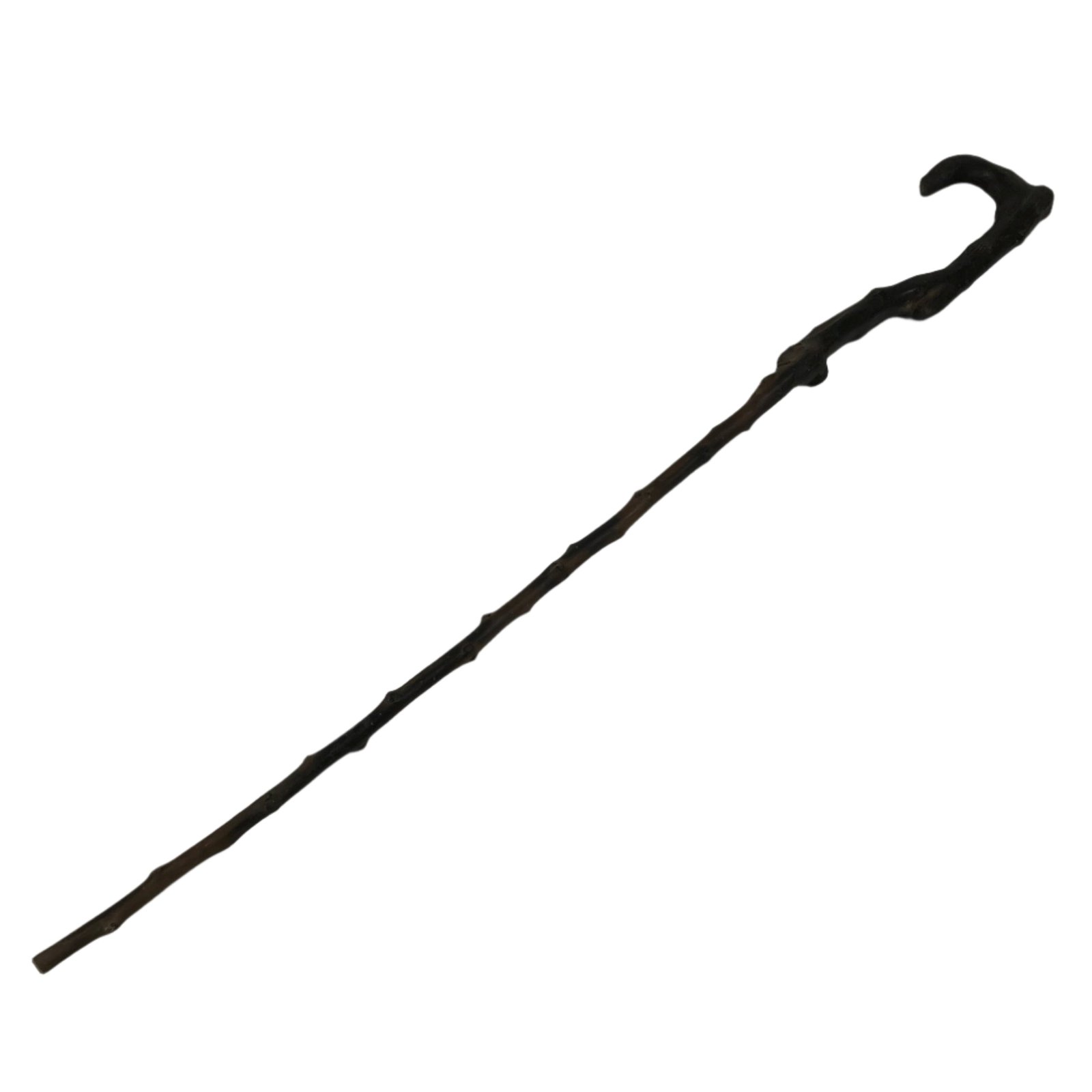 Antique Japanese Natural Tree Branch Cane Walking Stick Tsue Brown Wood JK859