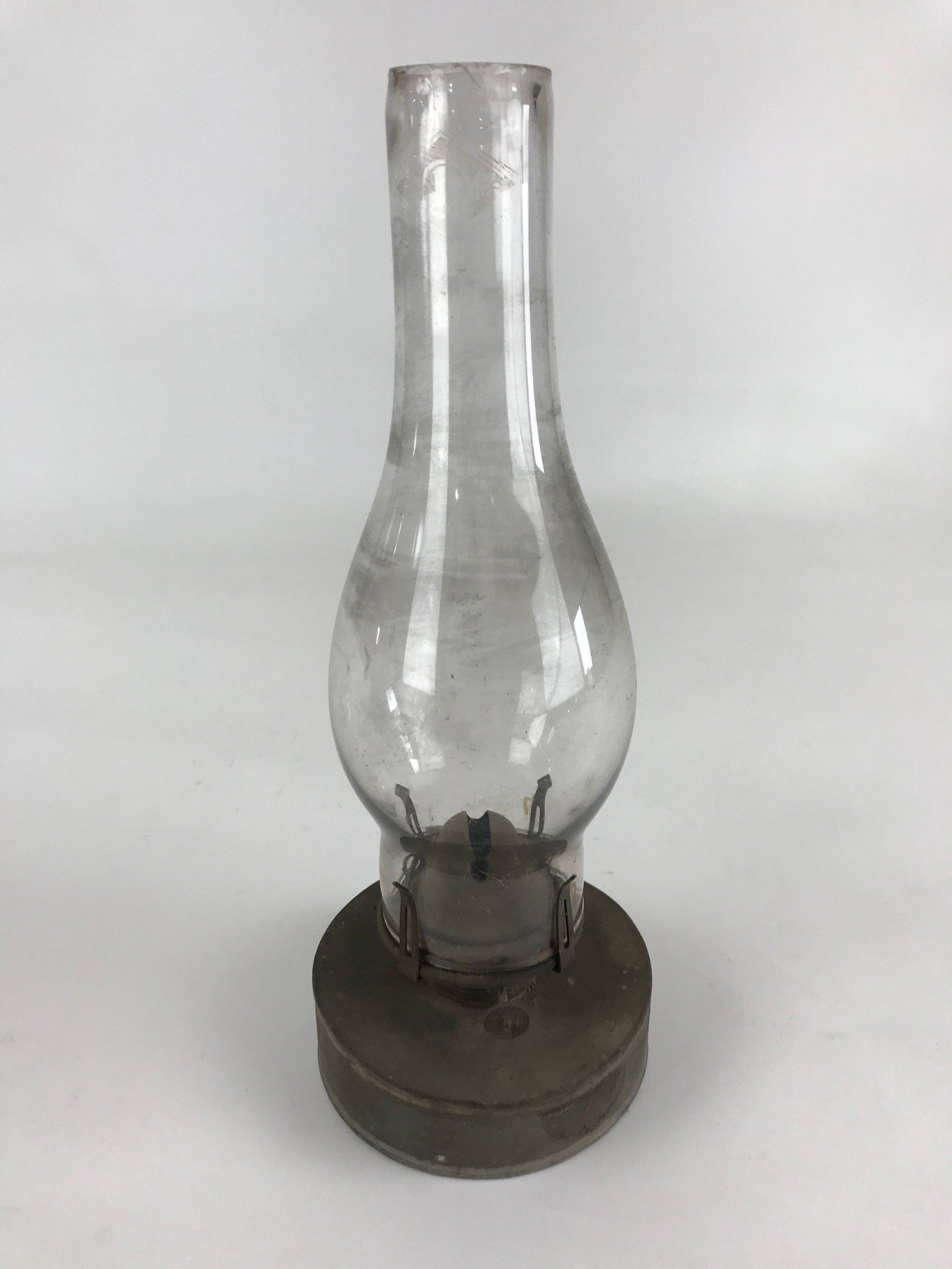 Antique Japanese Oil Lantern Iron Frame Glass Lamp Door Lighting Equipment LT61