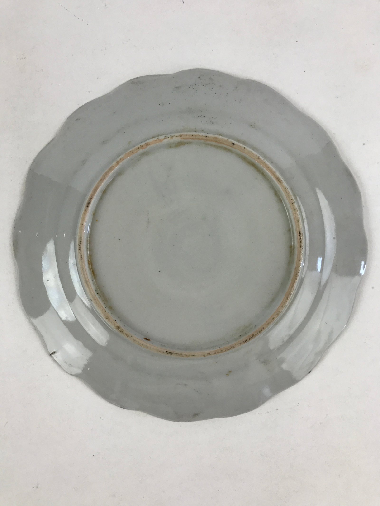 Antique Japanese Porcelain Plate White Floral Butterfly Kozara Yakimono PY465