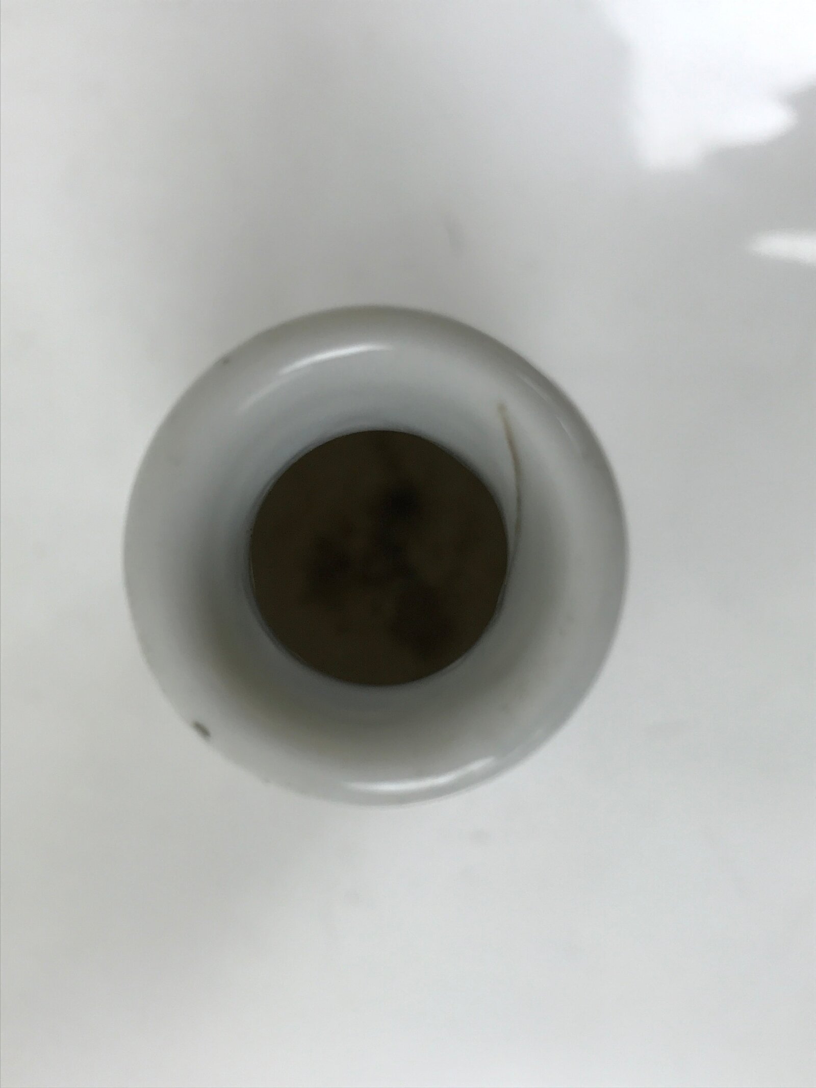 Antique Japanese Porcelain Sake Bottle Tokkuri White Blue Shochikubai Pine TS819