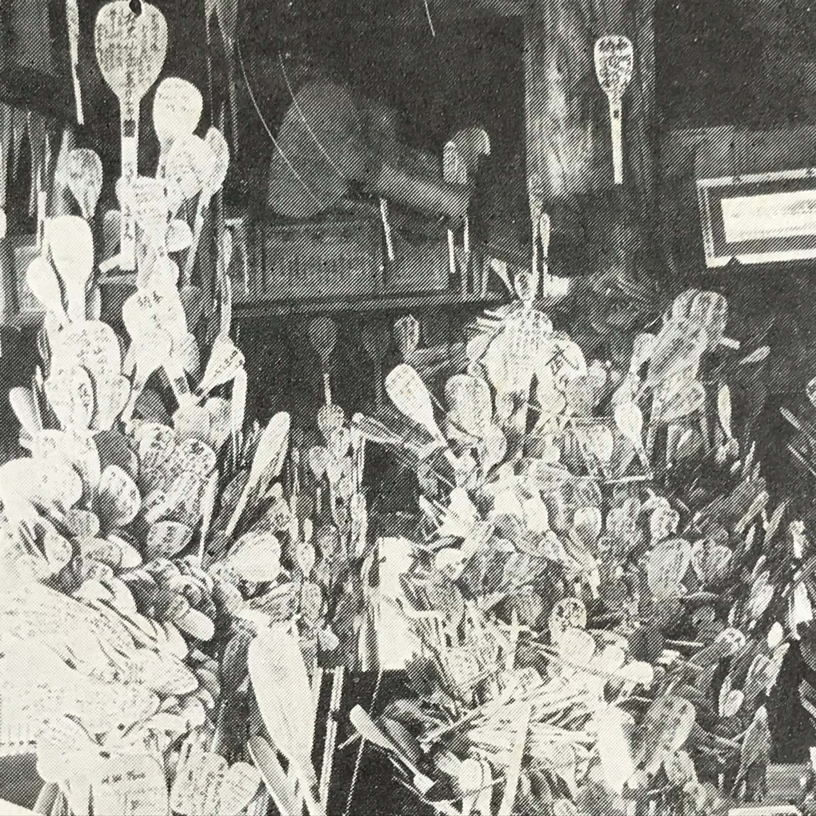 Antique Japanese Postcard Inside Senjyokaku Shrine C1920 Itsukushima BW PC141