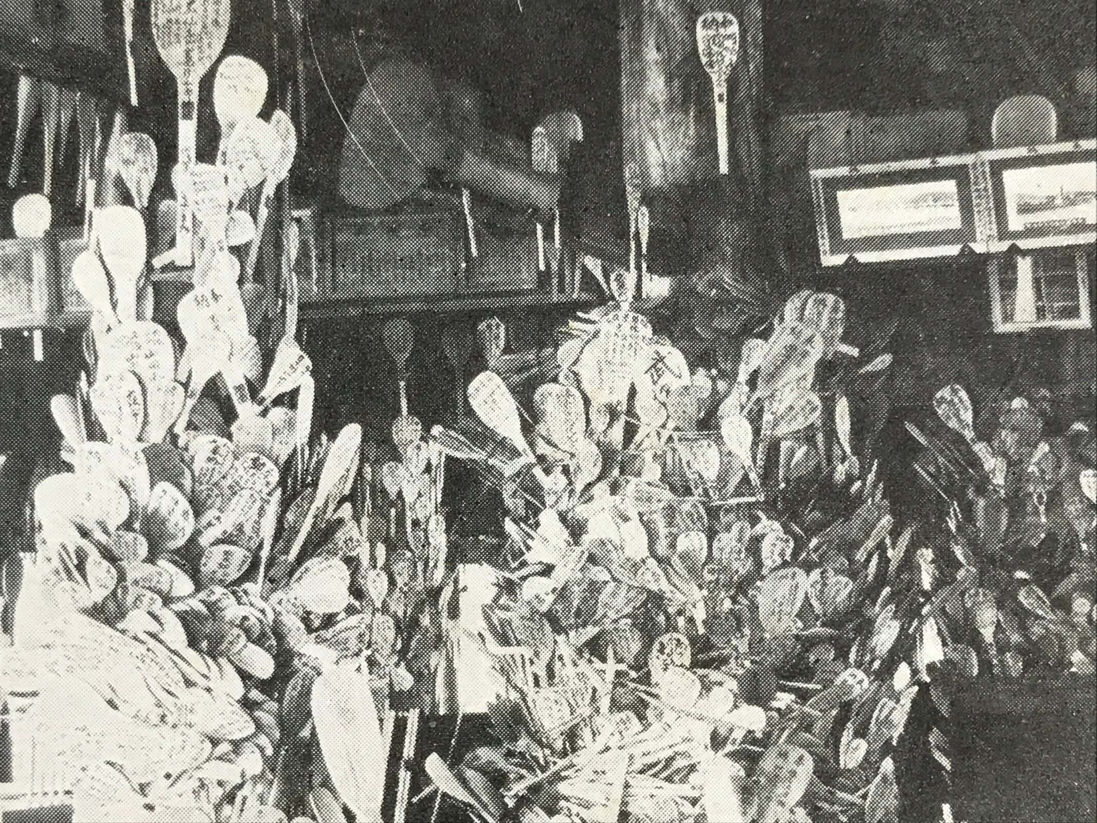 Antique Japanese Postcard Inside Senjyokaku Shrine C1920 Itsukushima BW PC141