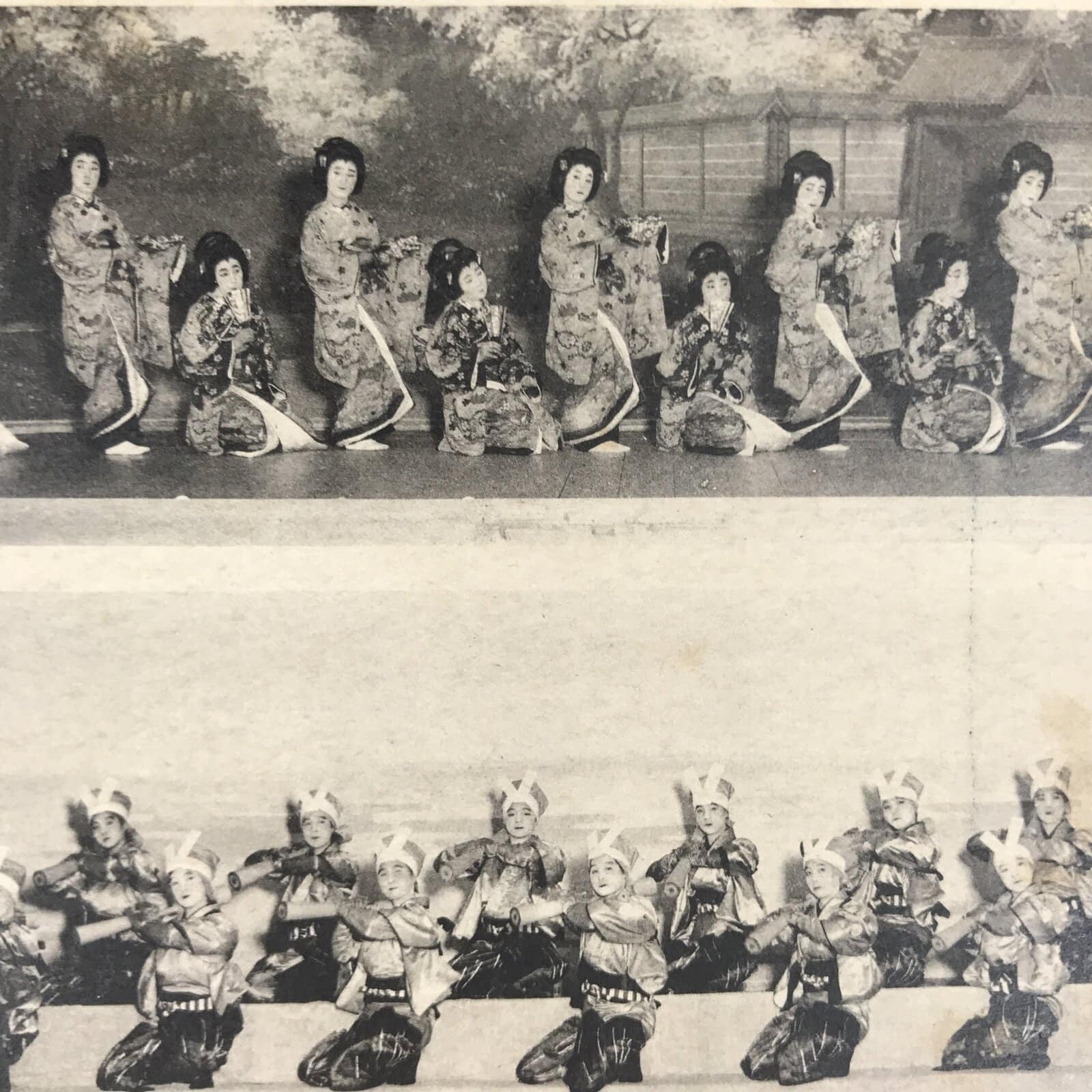 Antique Japanese Postcard Nagoya Health Exhibition C1920 Nihon Buyo Dance PC132