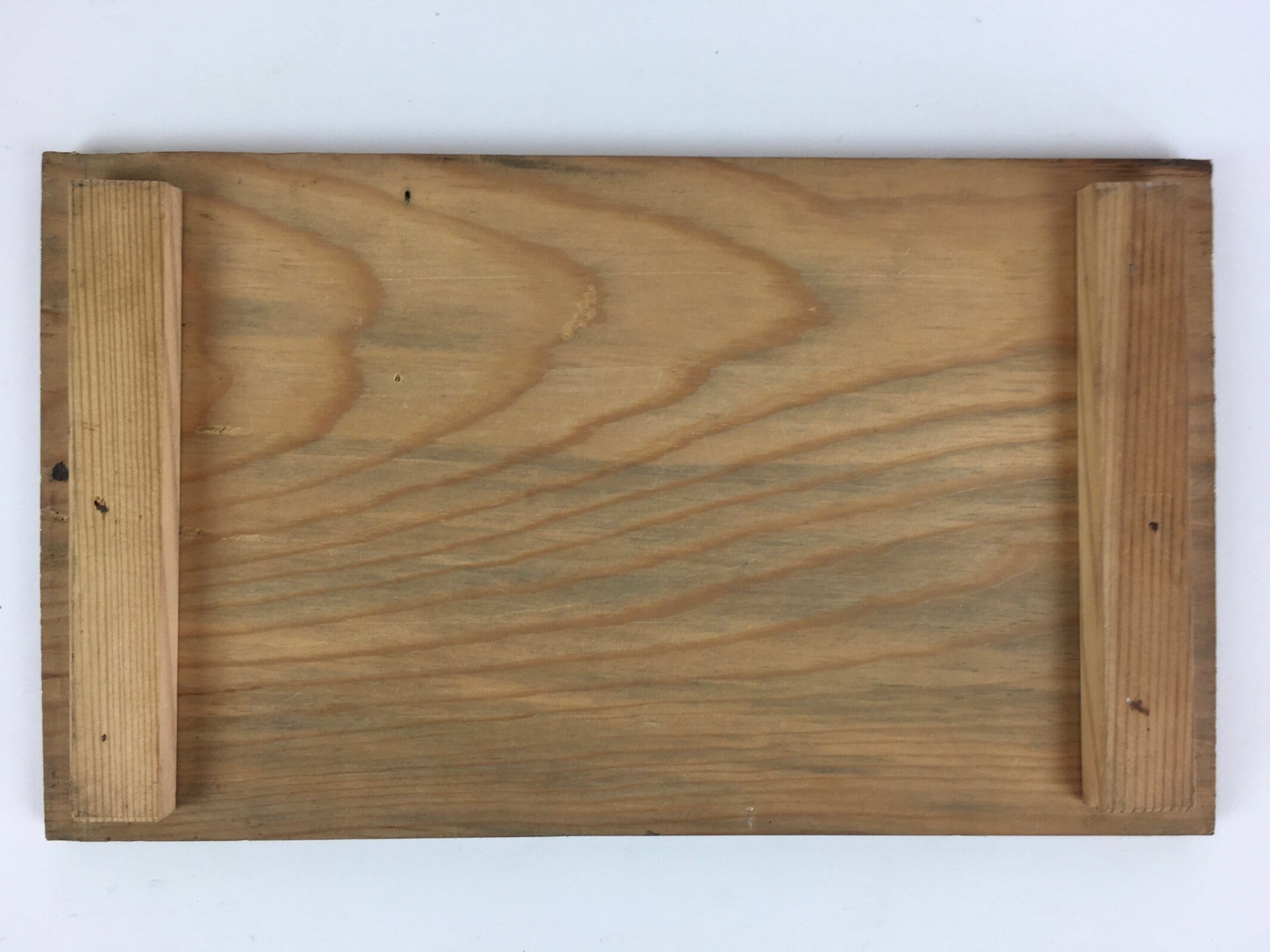 Antique Japanese Wooden Pottery Storage Box Inside 34.5x19.5x16.5cm WB961