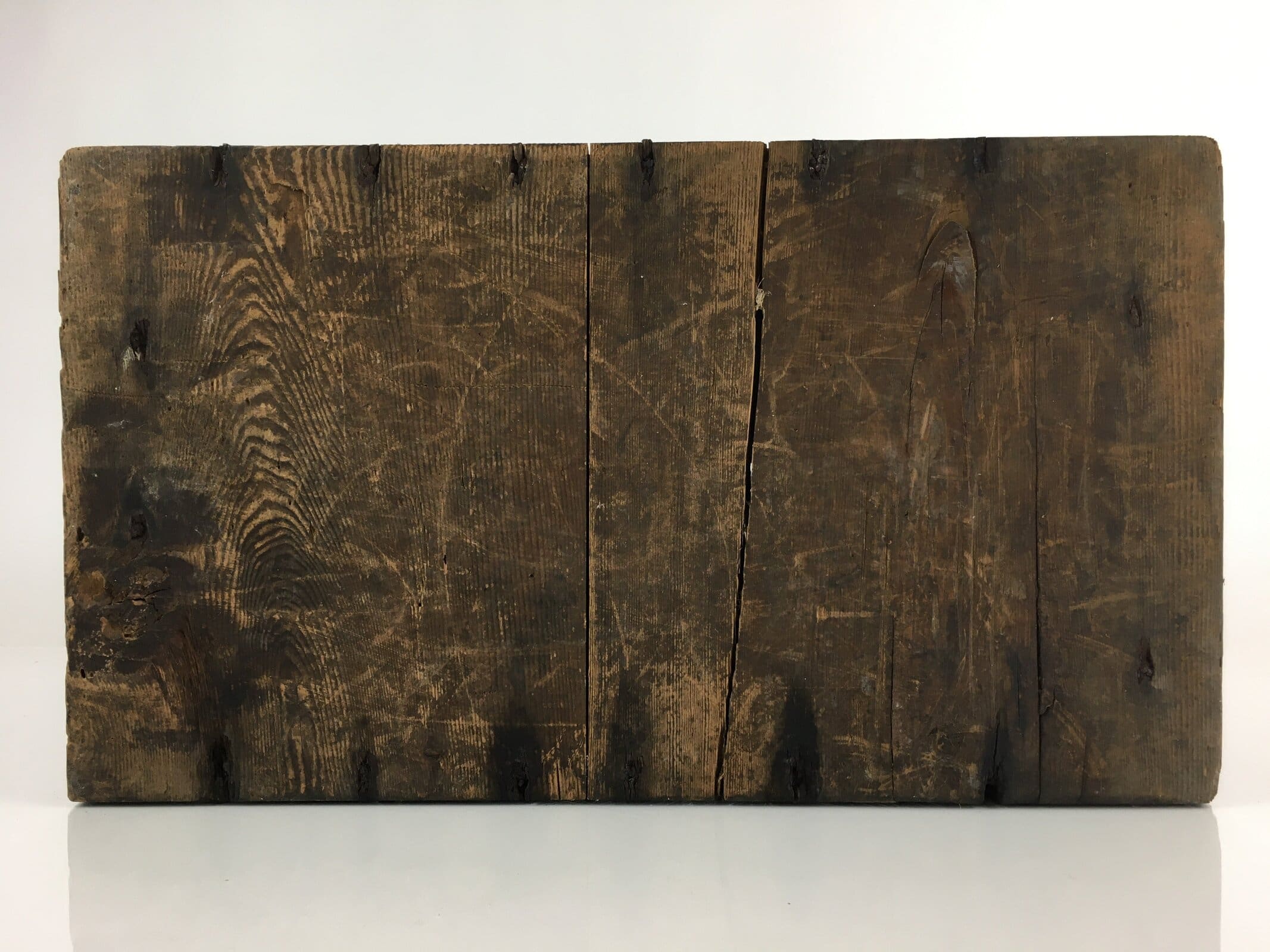 Antique Meiji Era C1850 Japanese Wooden Safe Lockbox Zenibako Kinko WB998