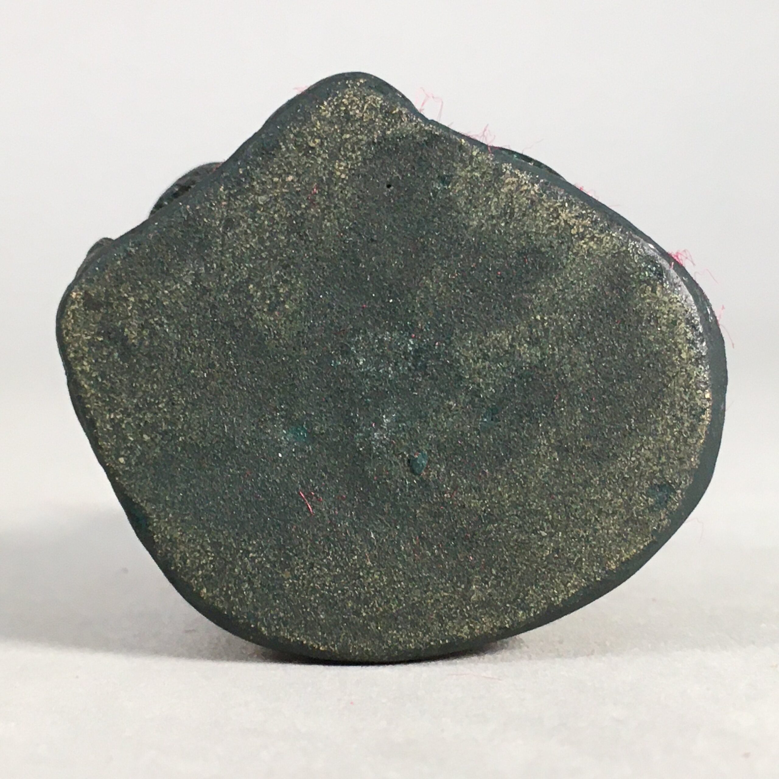 Chinese Iron Figurine Vtg Buddhist Monk Metal Okimono Statue KF438