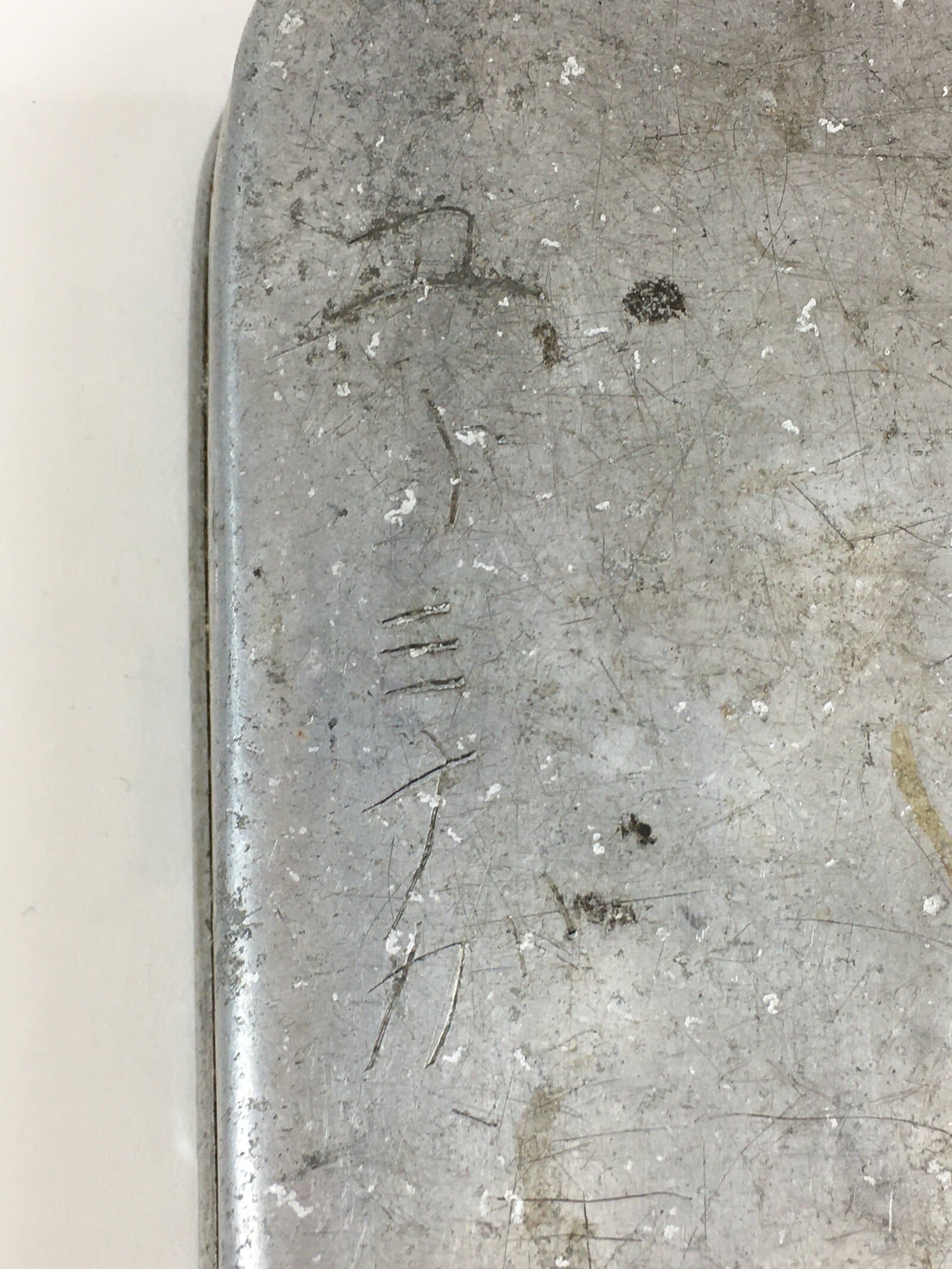 Japanese Aluminum Bento Box Vtg Lunch Box Lidded Container Silver JK397