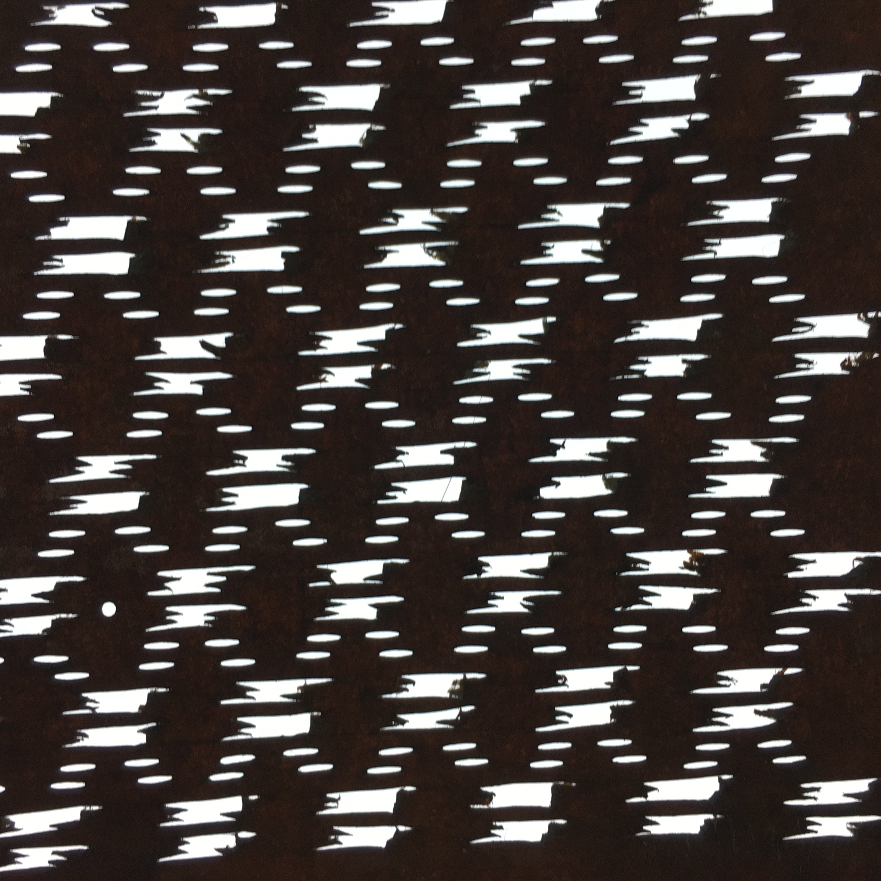 Japanese Antique Ise Katagami Kimono Stencil Edo Era Plus Sign Pattern A339