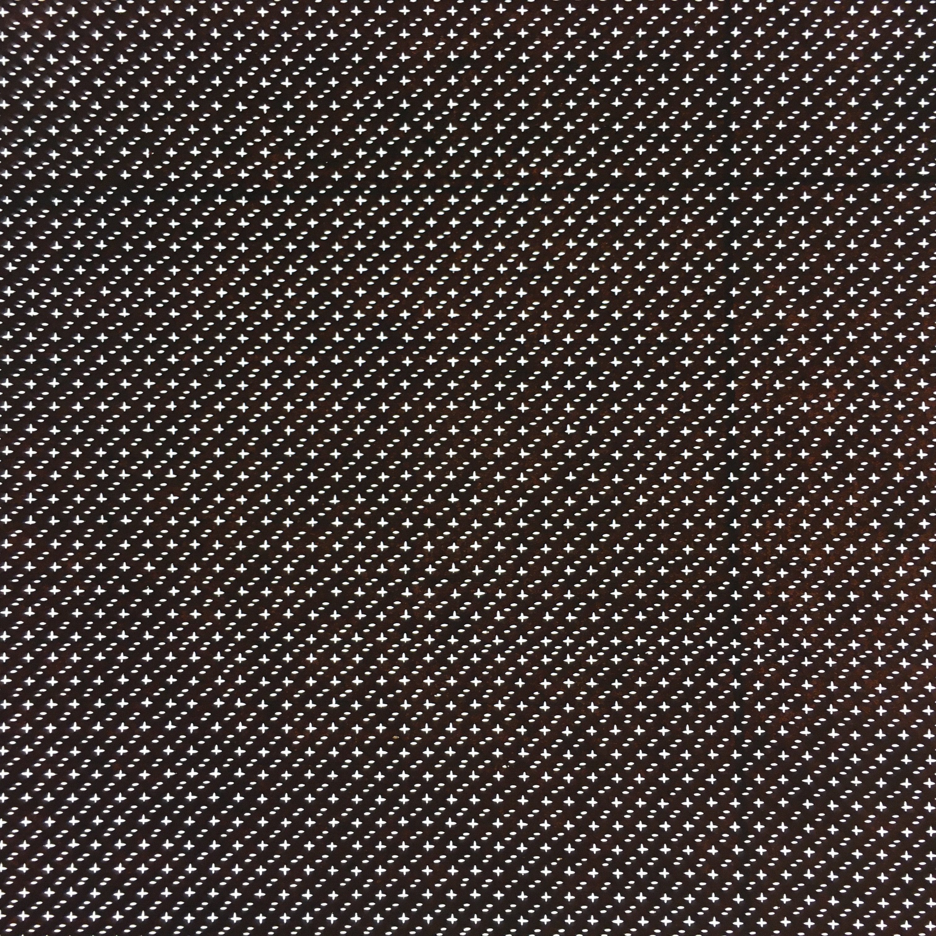 Japanese Antique Ise Katagami Kimono Stencil Edo Era Plus Sign Pattern A341