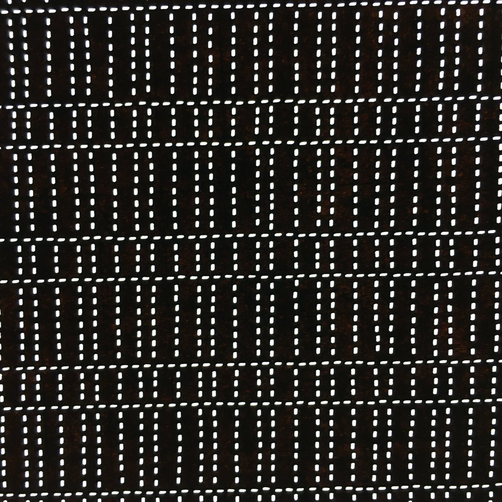 Japanese Antique Ise Katagami Paper Kimono Stencil Edo Dotted Line Pattern A532