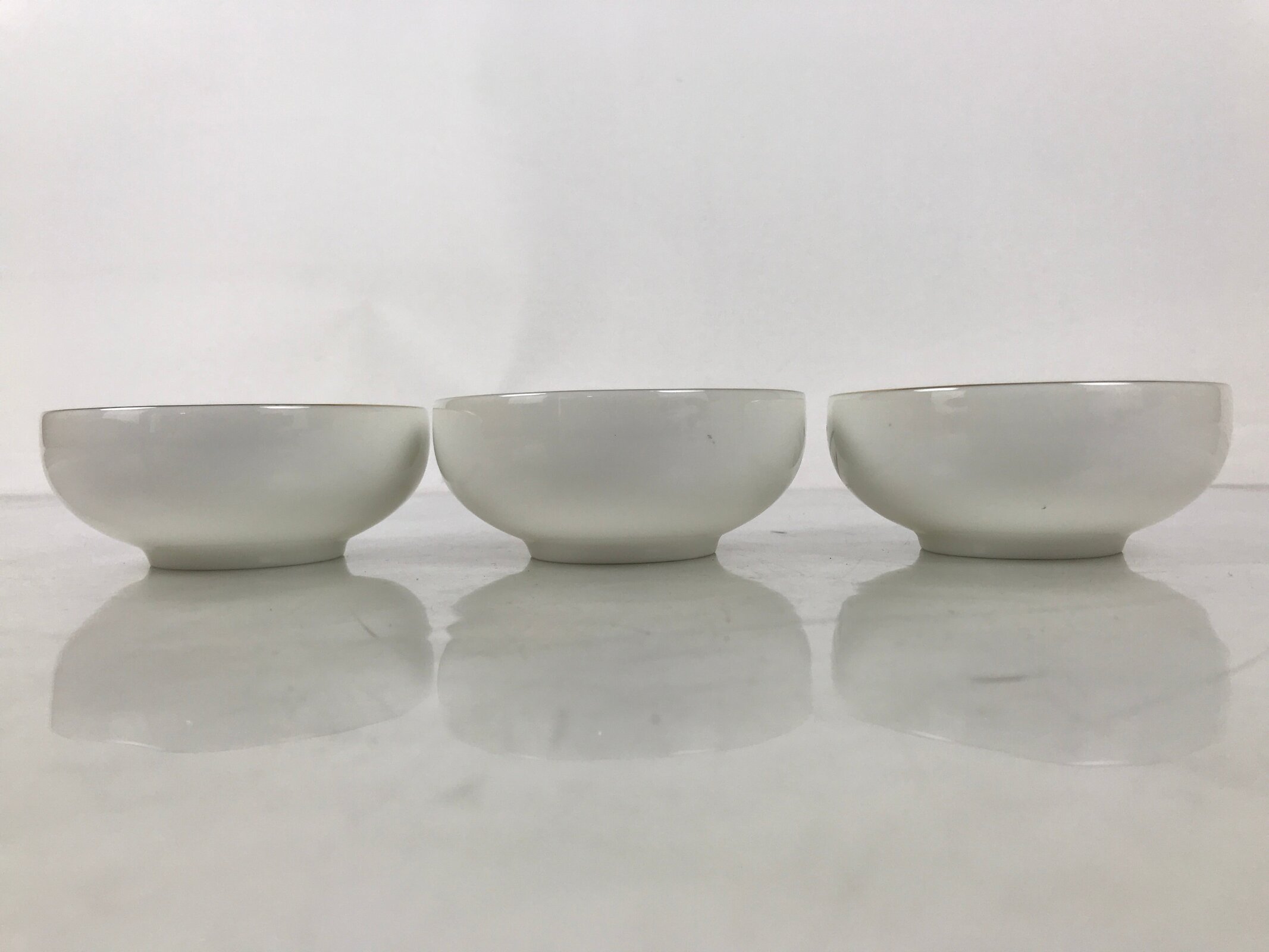 Japanese Arita Ware Porcelain Small Bowls 6pc Set Vtg Kozuke Blue Flower PX792