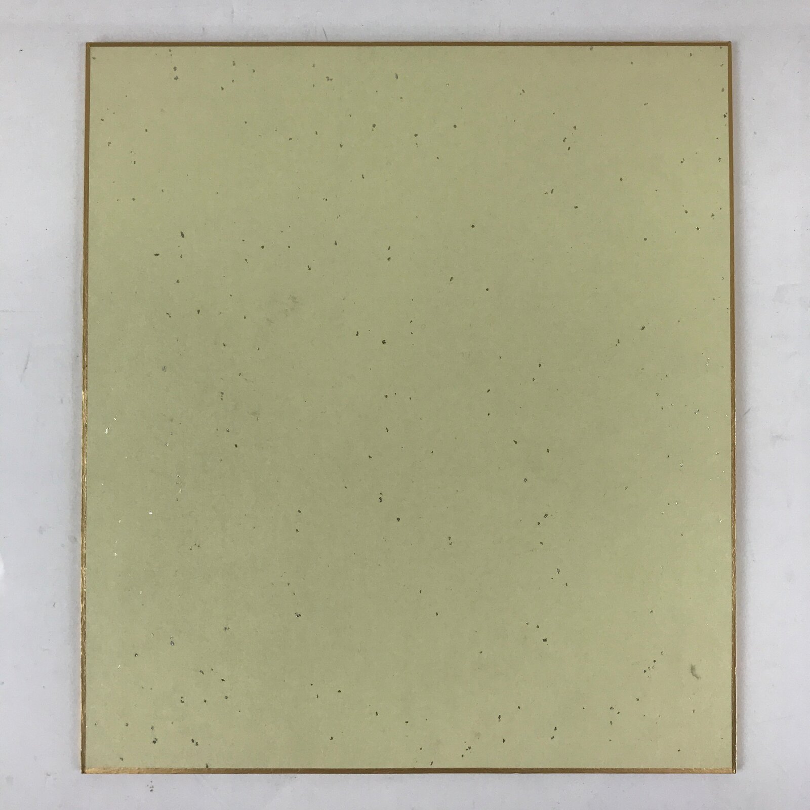 Japanese Art Board Painting Red Rose Vtg Hand Painted SigneShikishi Paper A481