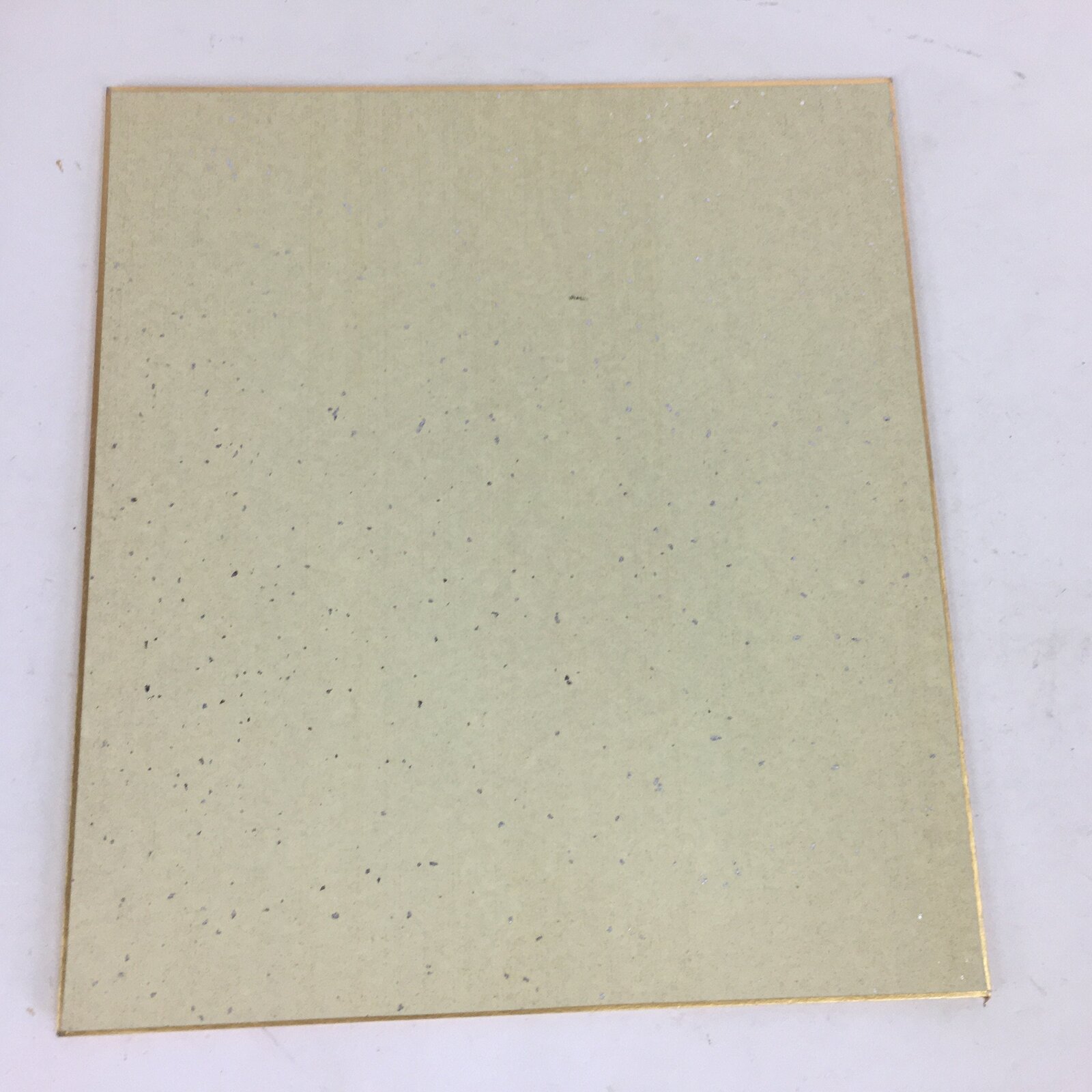 Japanese Art Board Vtg Shikishi Paper Hand Drawn Picture Pumpkin Carrot A342