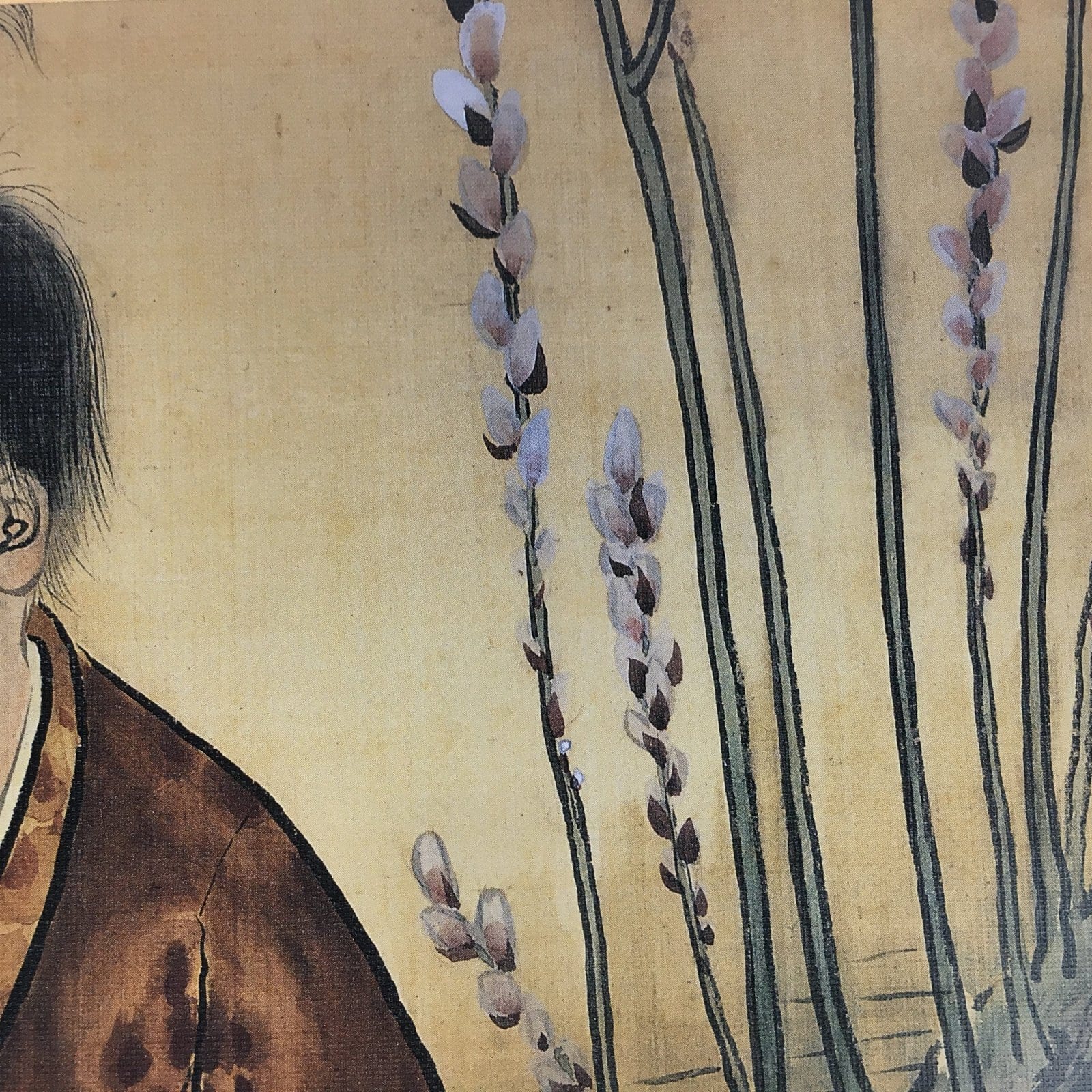 Japanese Art Board Vtg Shikishi Paper Printed Duplicate Picture Taikan Yokoyama