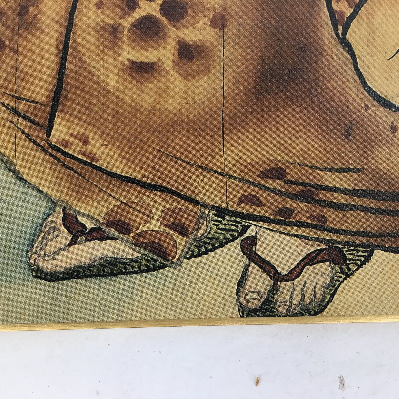 Japanese Art Board Vtg Shikishi Paper Printed Duplicate Picture Taikan Yokoyama