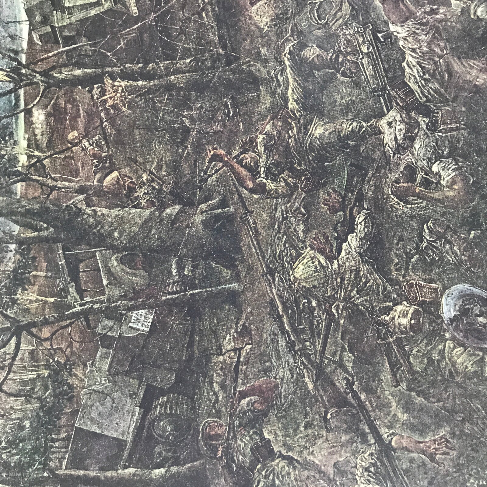 Japanese Art Print Reproduction Military February 11st Singapore WWII War FL480