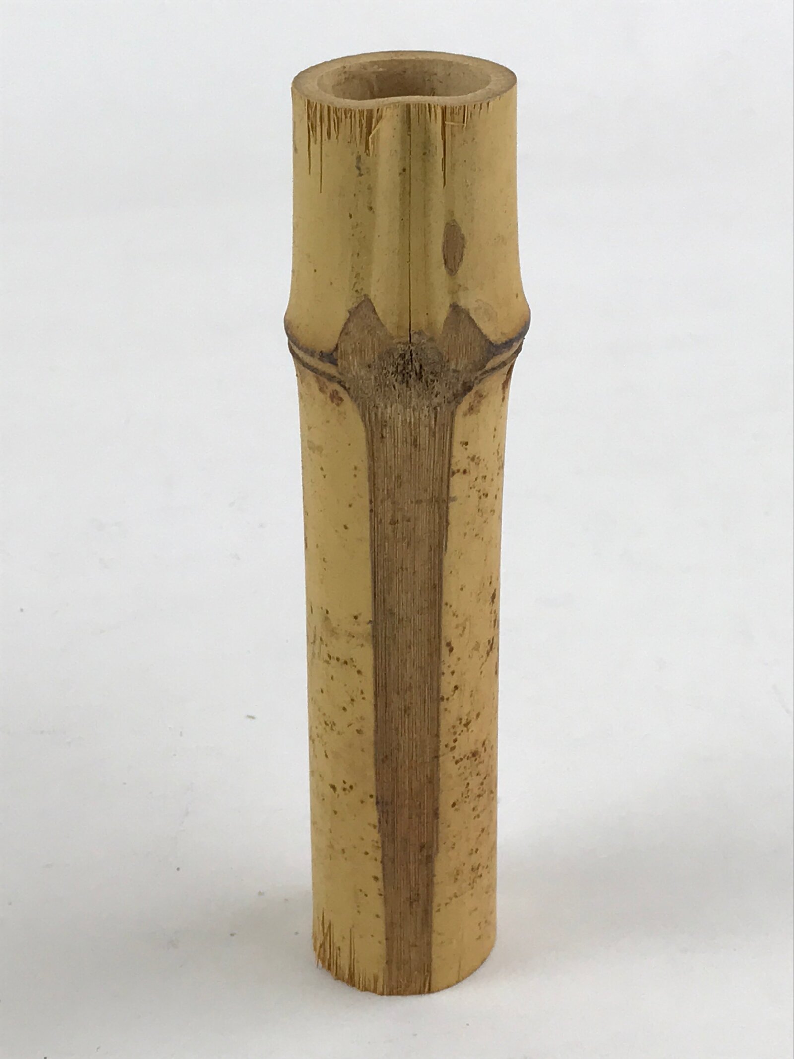 Japanese Bamboo Basket Flower Vase Vtg Kago Ikebana Arrangement Kado B215