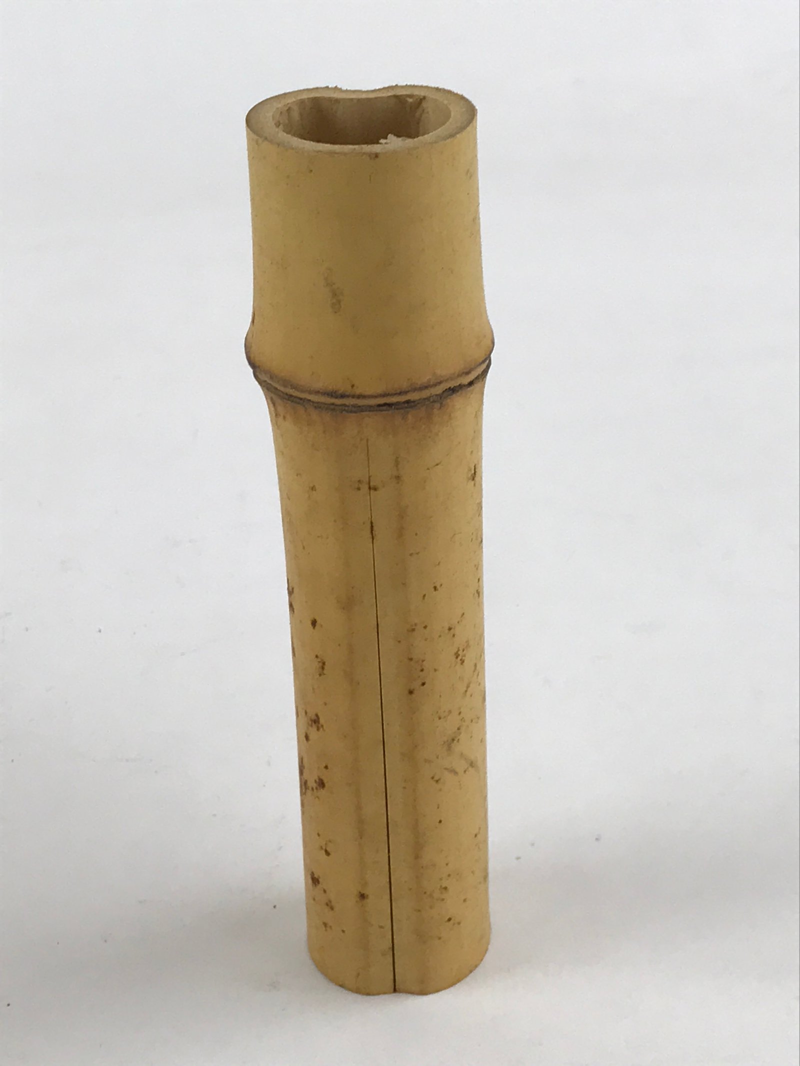 Japanese Bamboo Basket Flower Vase Vtg Kago Ikebana Arrangement Kado B215